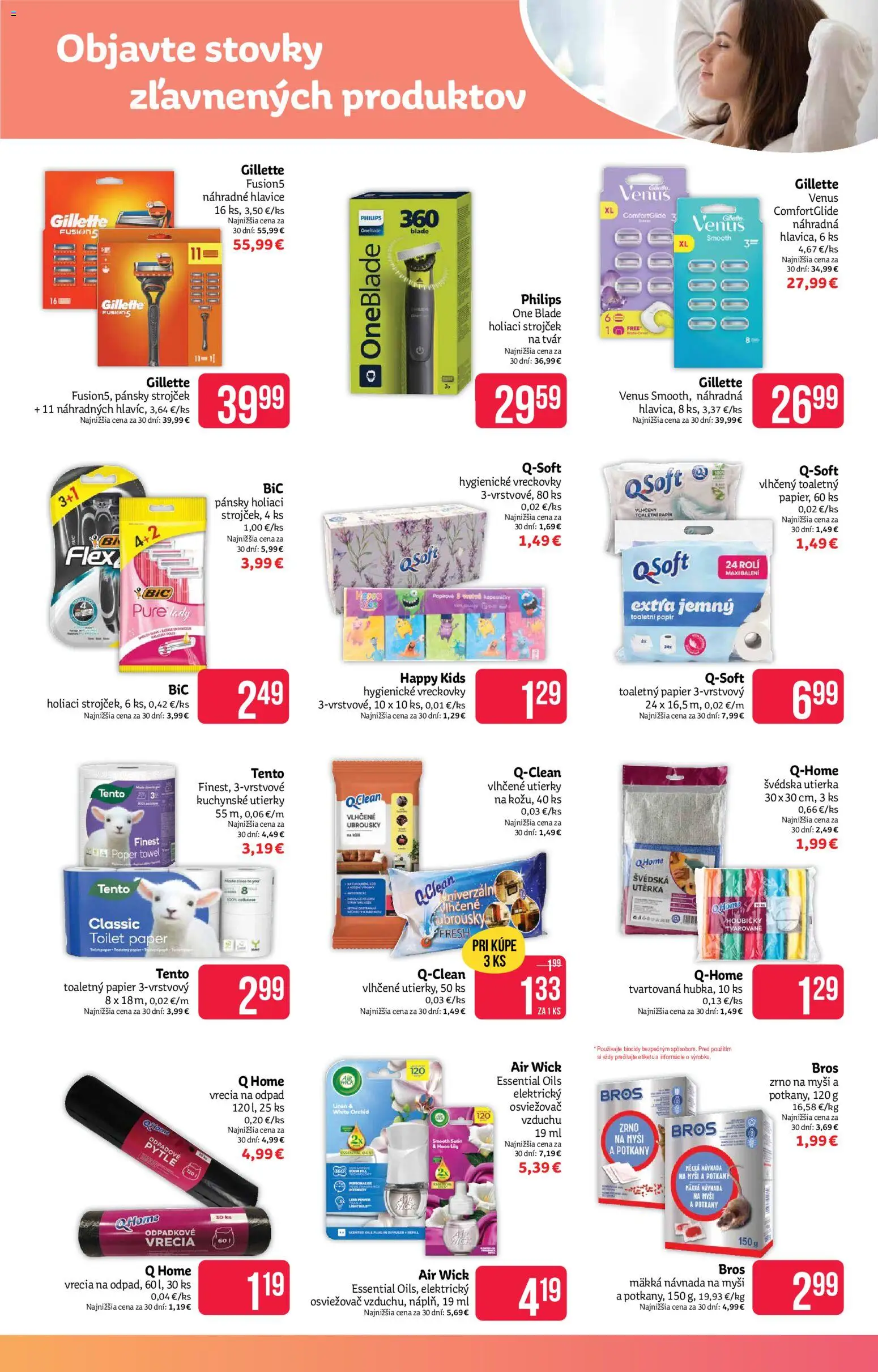 Nové Teta drogerie akcie – leták je platný od 31.08.2026 | Strana: 13 | Produkty: One blade, Strojček, Holiaci strojček