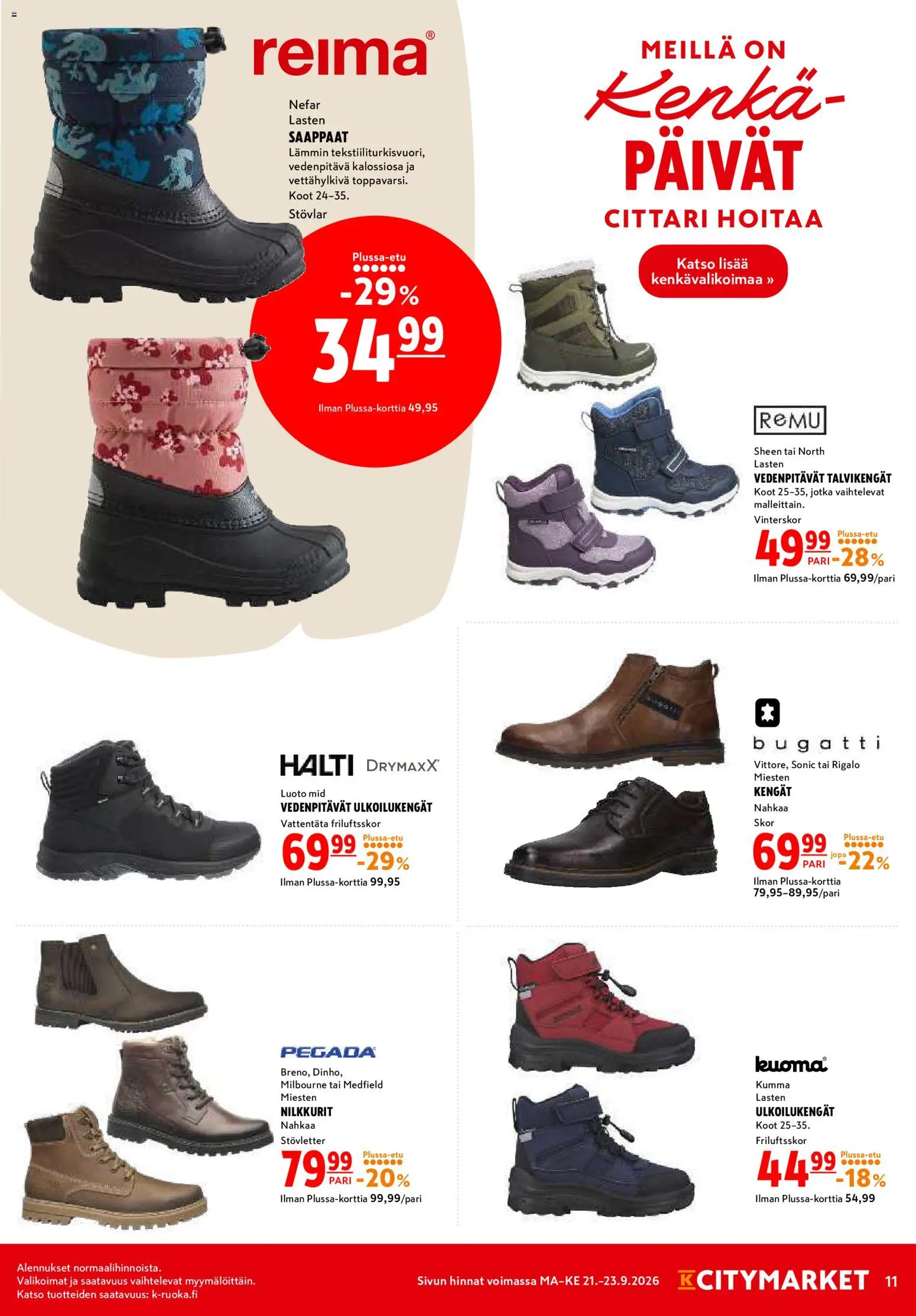 K-Citymarket tarjoukset – voimassa 21/09/2026 alkaen | Sivu: 11