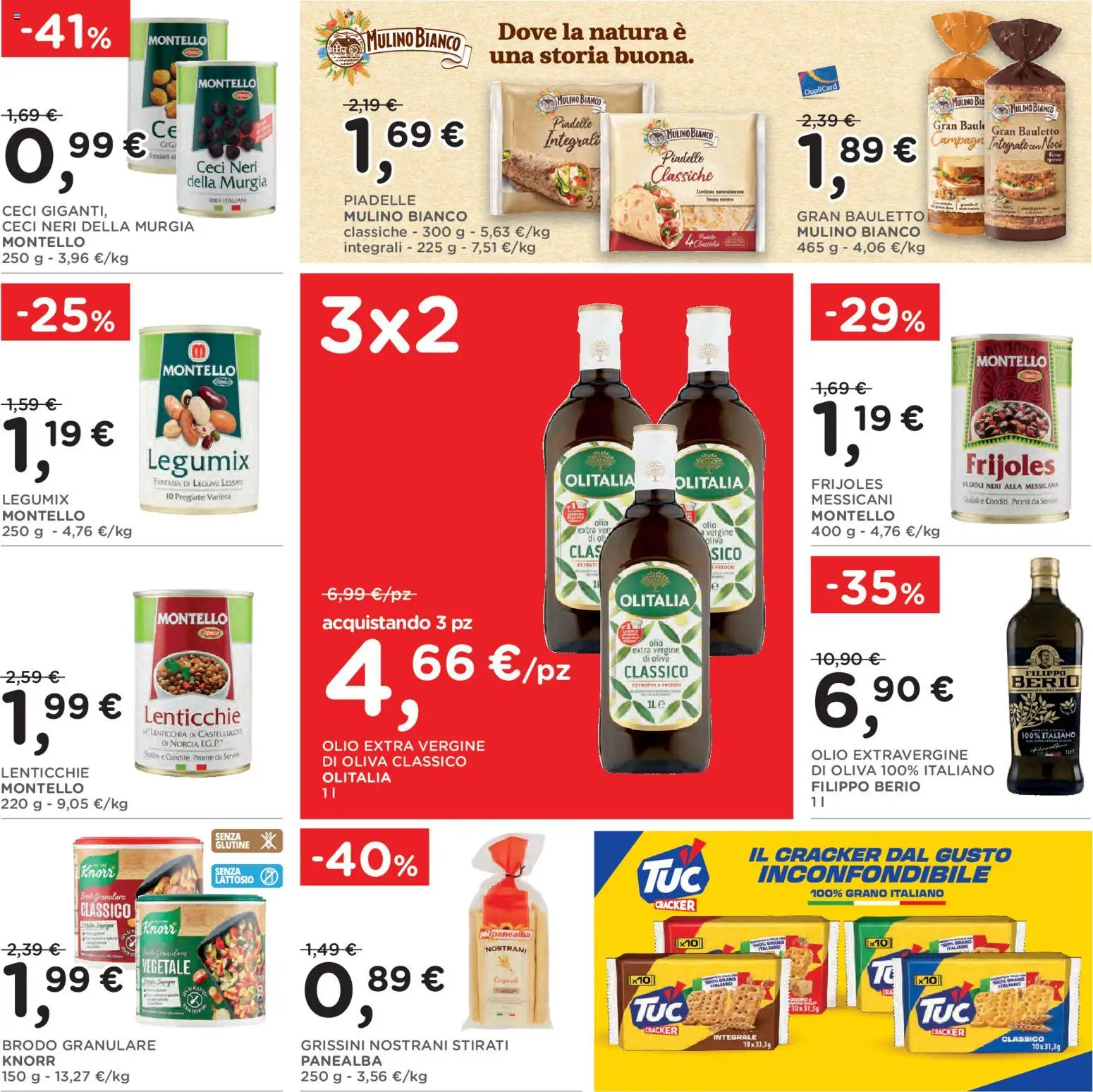 Volantino Poli del 14/10/2026 | Pagina: 21 | Prodotti: Noci, Cracker, Olio extra vergine, Grissini
