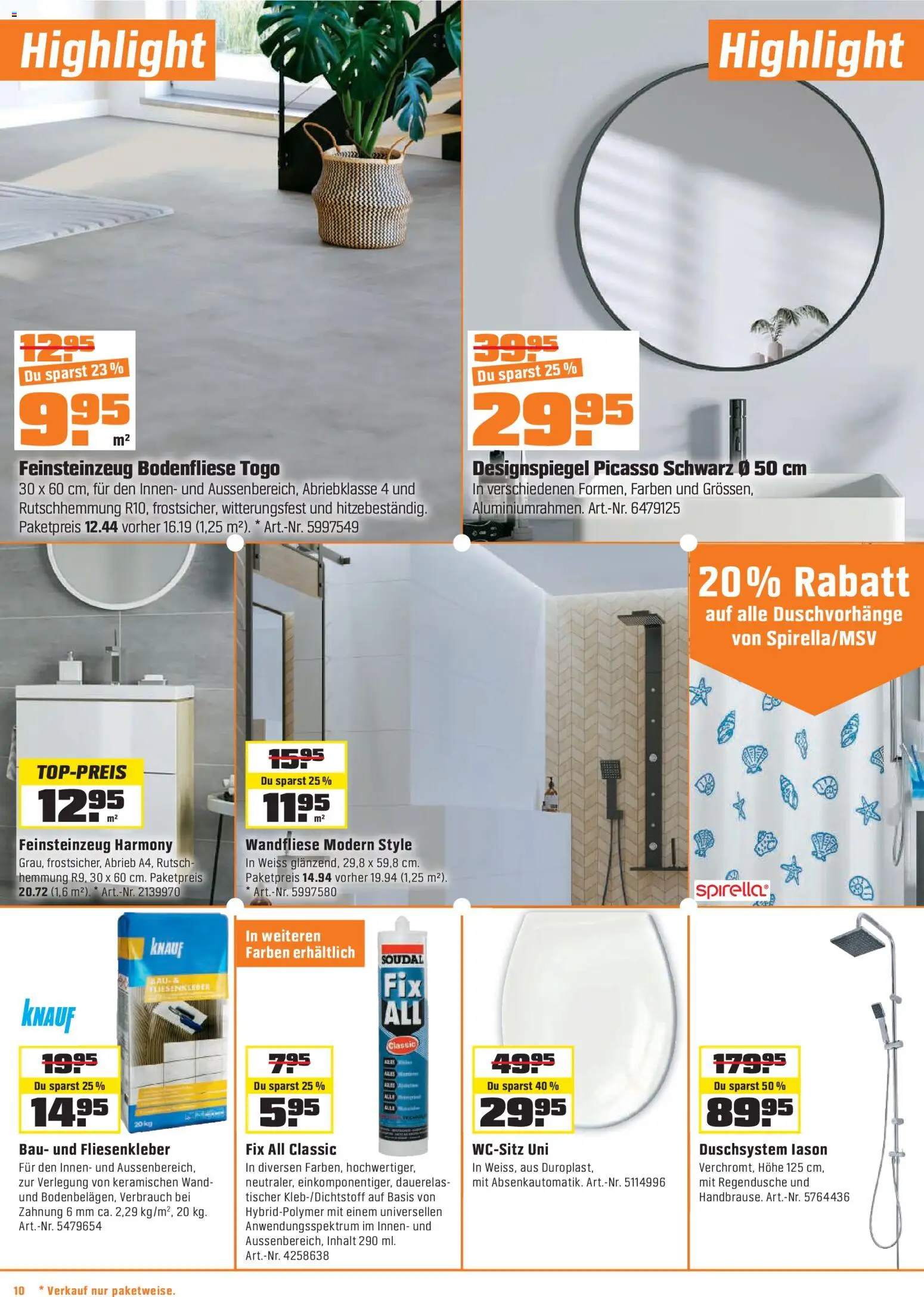 OBI - ALLES MACHBAR. BIBERSTARKE ANGEBOTE. – gültig ab 16.06.2026 | Seite: 10