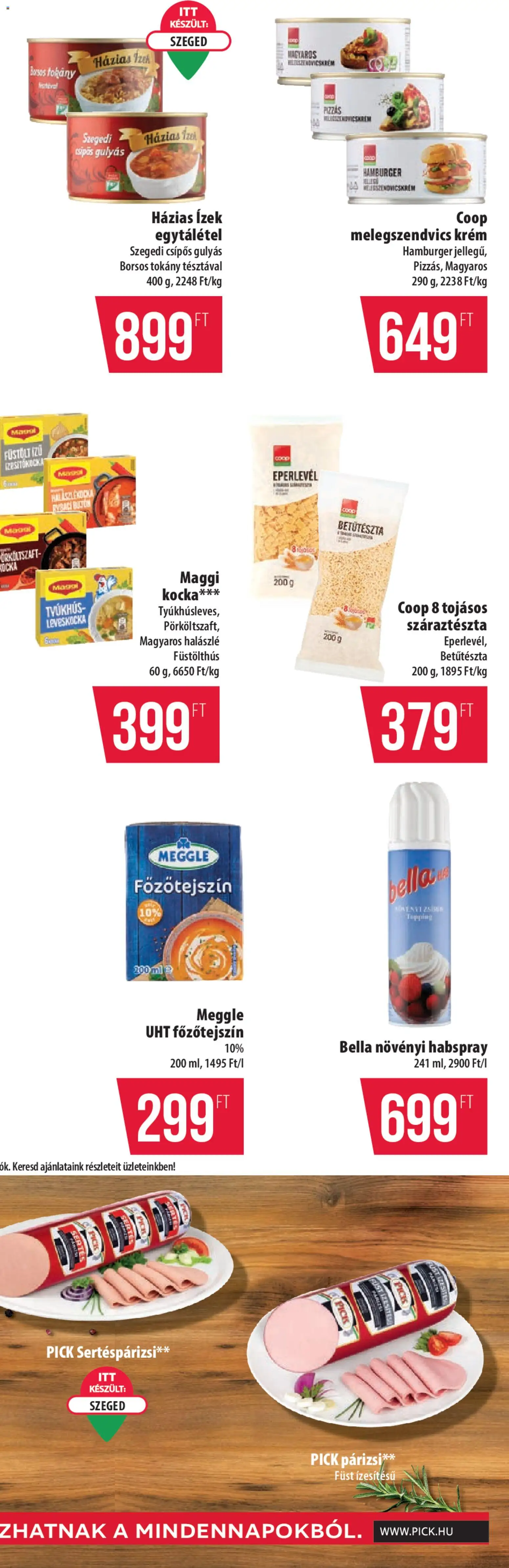 COOP akciós ujság - amely érvényes a következő dátumtól: 2026.07.02. | Oldal: 9 | Termékek: Fanta, Iphone, Narancs, Brownie