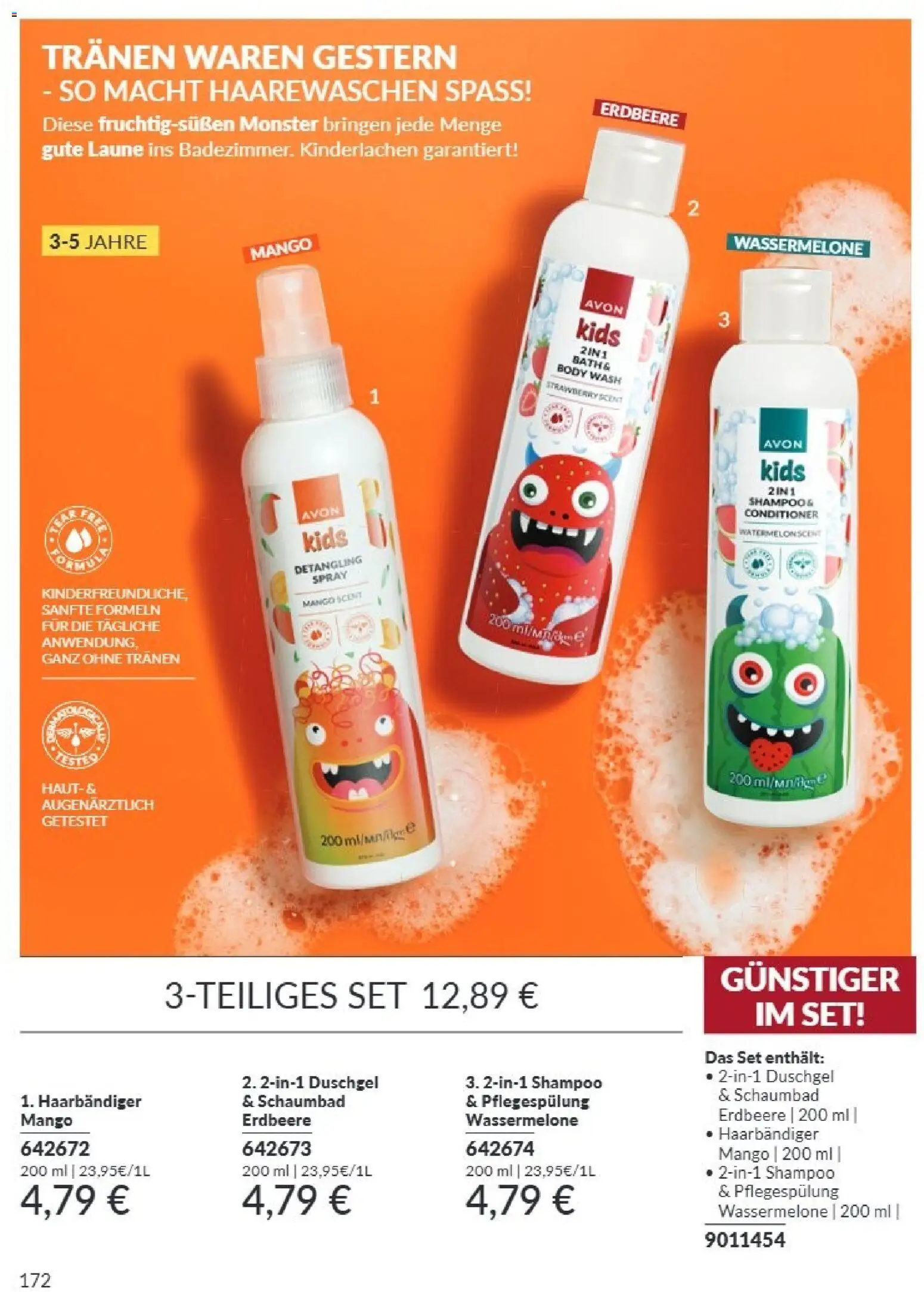 AVON Katalog September 2026 – gültig ab 01.09.2026 | Seite: 168 | Produkte: Shampoo, Duschgel, Mango, Wassermelone
