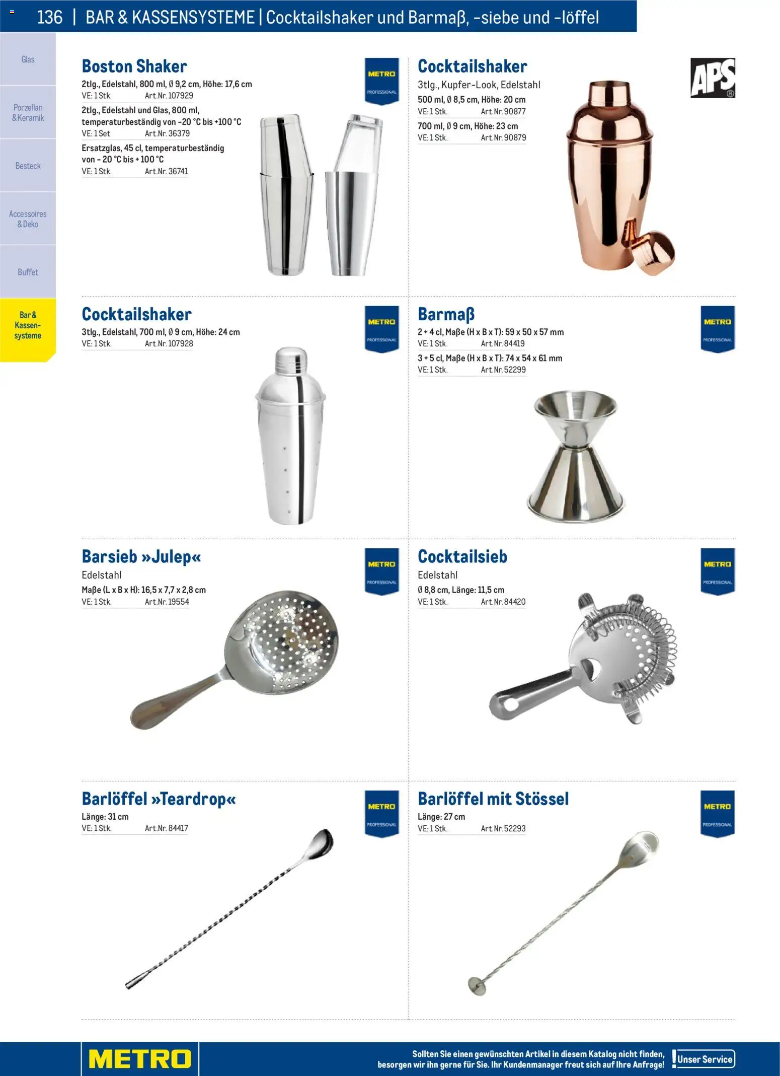 Metro angebote Gastro Non-Food Katalog gültig ab 01.01.2026 | Seite: 136