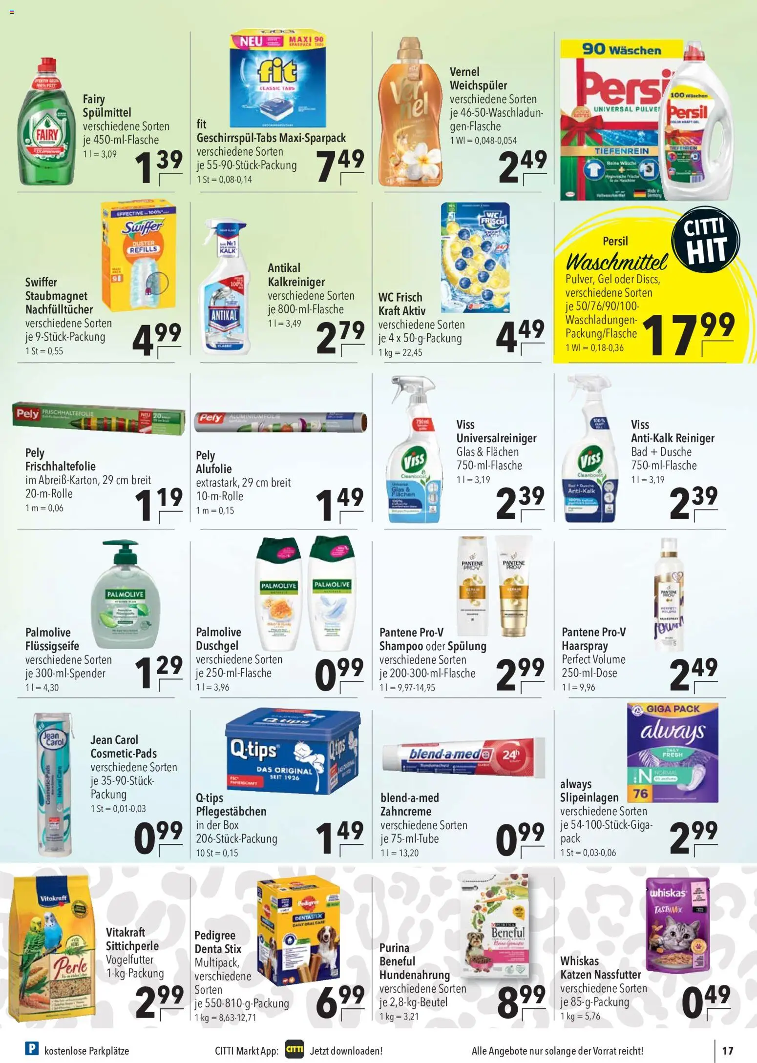 CITTI Markt Prospekt – gültig ab 23.09.2026 | Seite: 19 | Produkte: Box, Bad, Duschgel, Pedigree