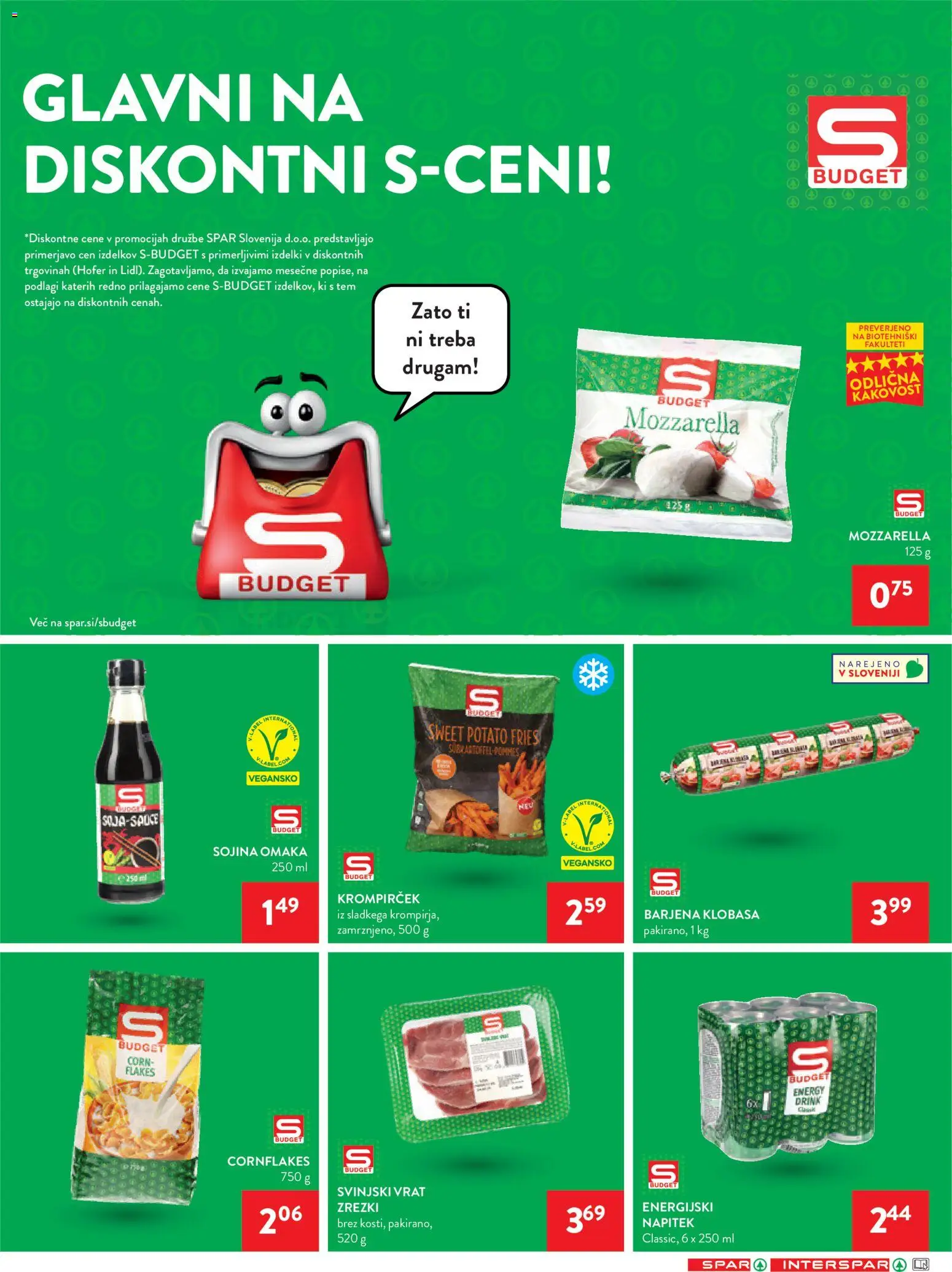 Novi Spar katalog ponudbe – veljaven od 05.08.2026 | Stran: 9 | Izdelki: Zrezki, Omaka