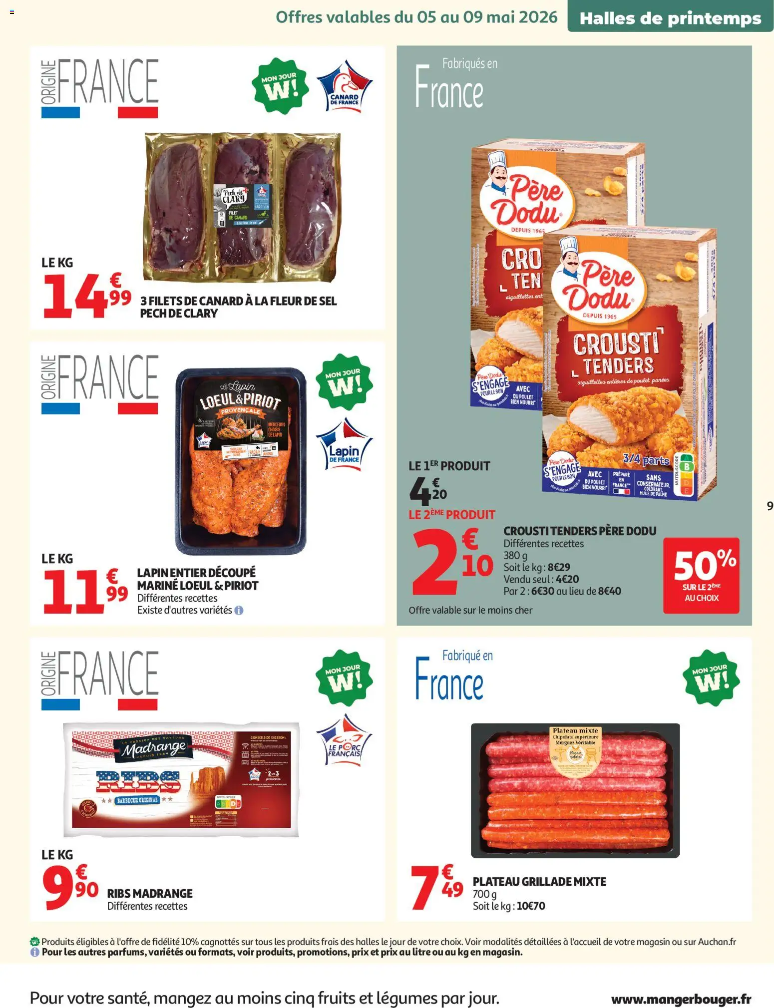 {H1} | Pagina: 9 | Producten: Merguez, Chipolata, La