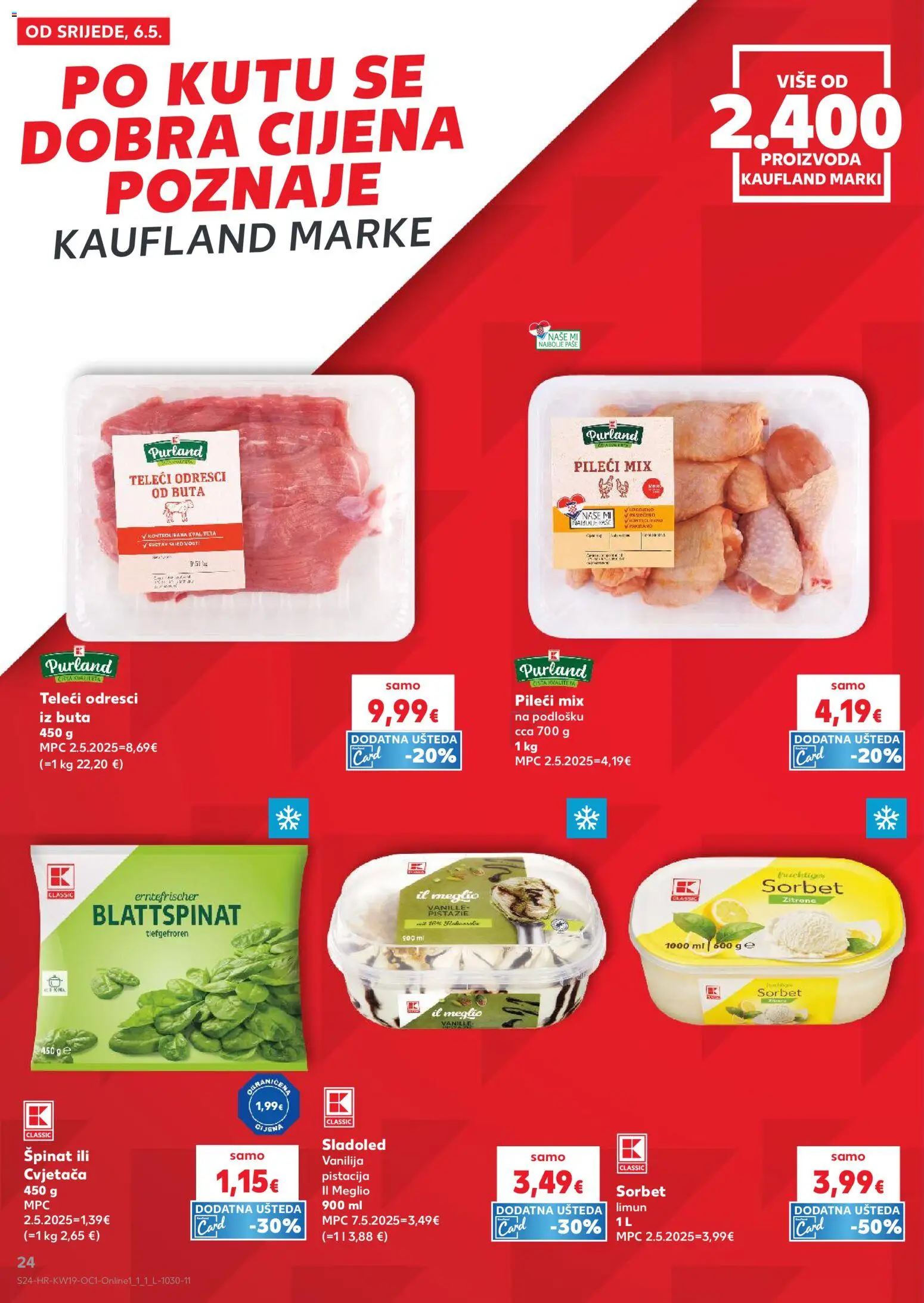 Kaufland HR akciós ujság - amely érvényes a következő dátumtól: 06.05.2026 | Oldal: 24