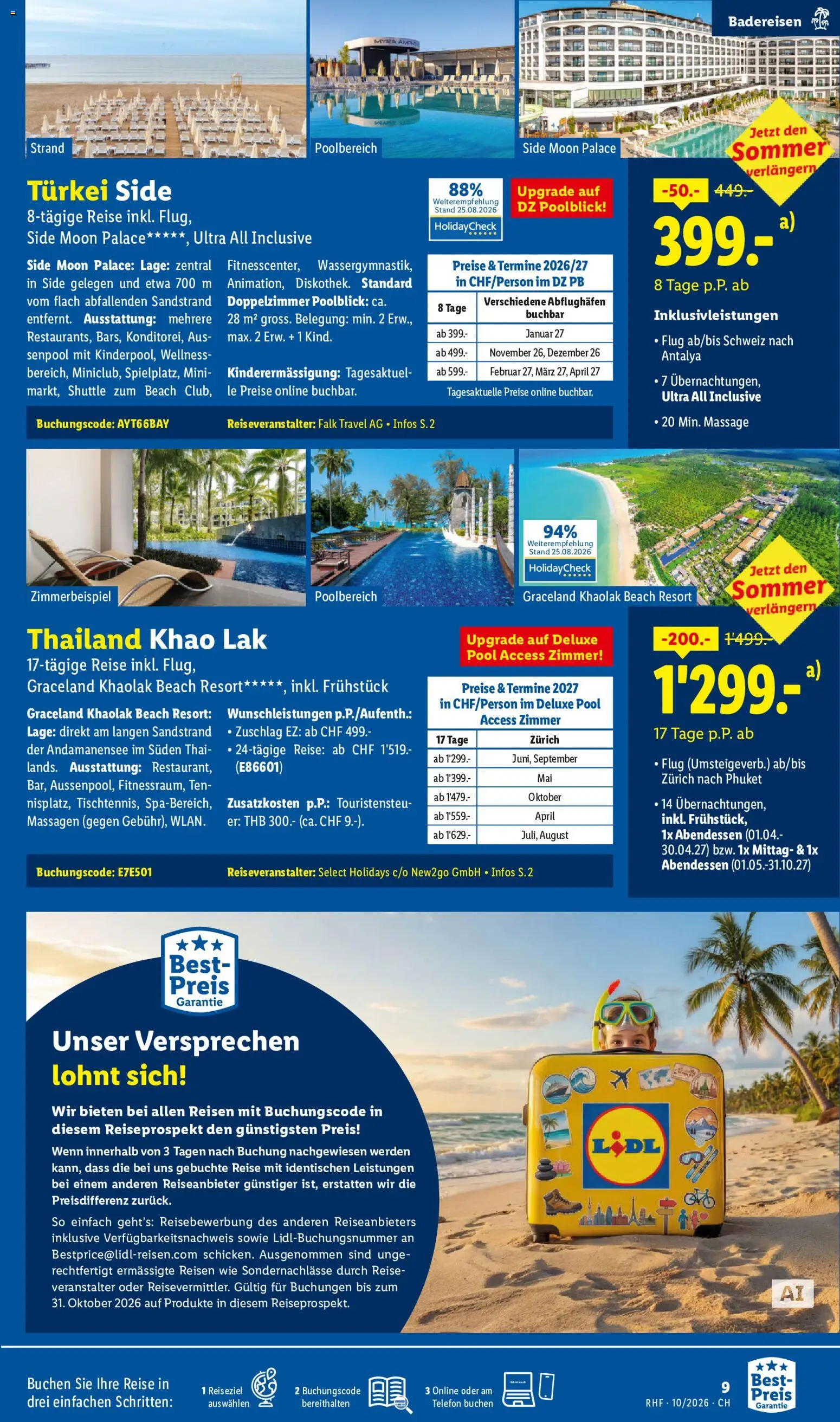 Lidl aktionen Reise-Highlights – gültig ab 30.09.2026 | Seite: 9 | Produkte: Telefon