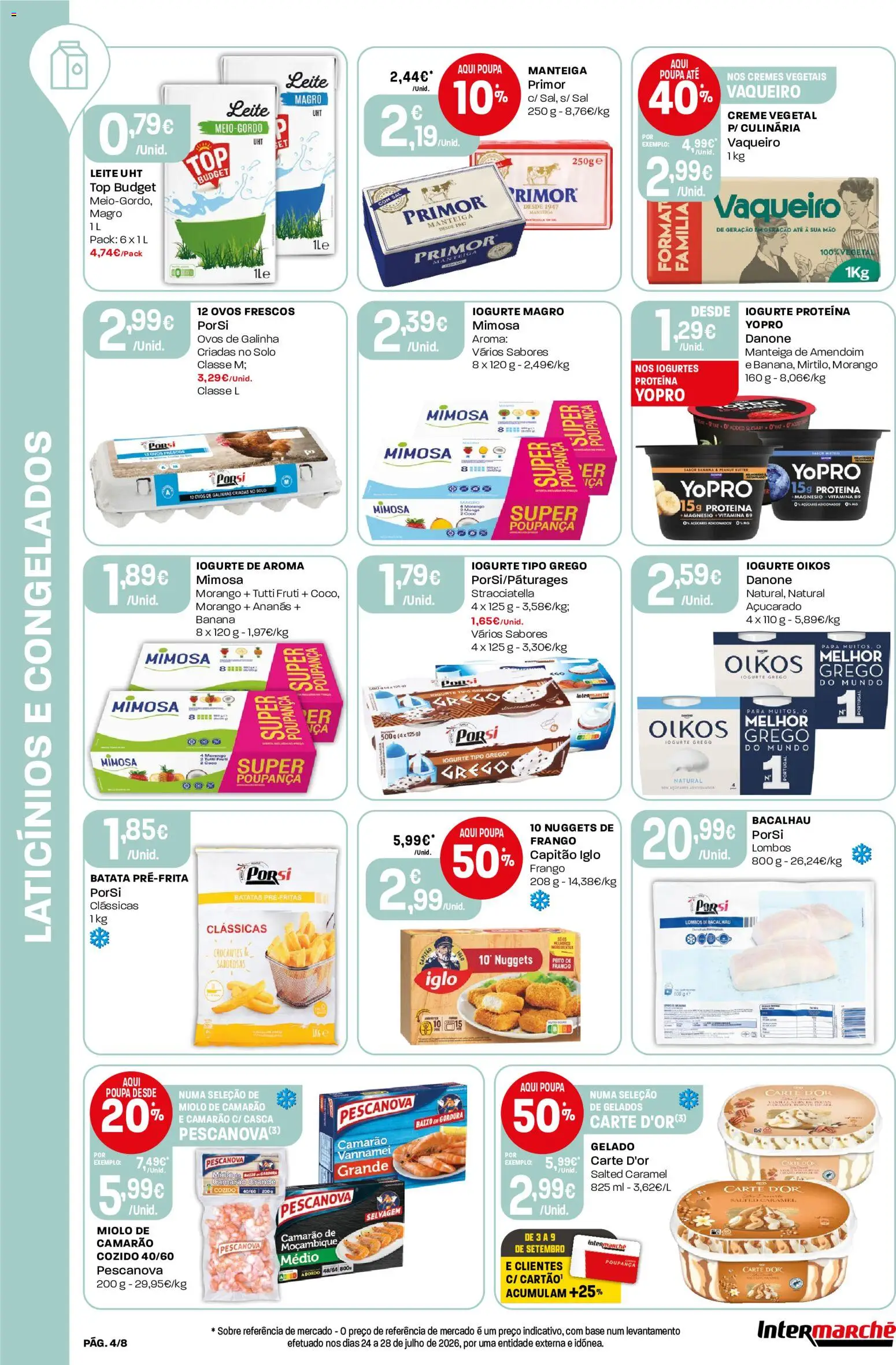 Intermarché Folheto Mini │ válido de 03/09/2026 | Página: 4 | Produtos: Frango, Leite UHT, Ananás, Manteiga