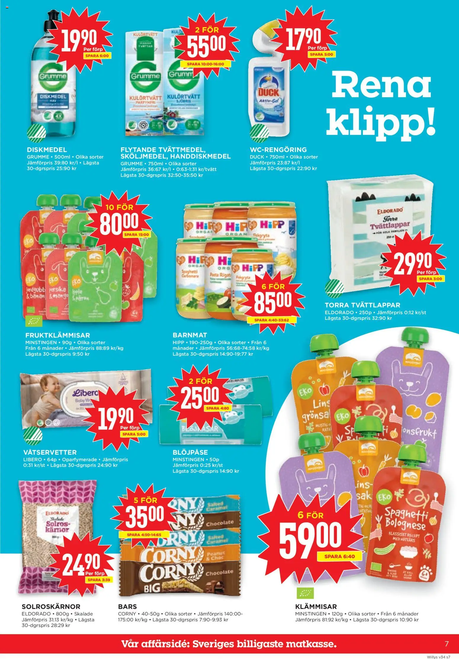 Willys reklamblad aktuell från 17/08/2026 | Sida: 7