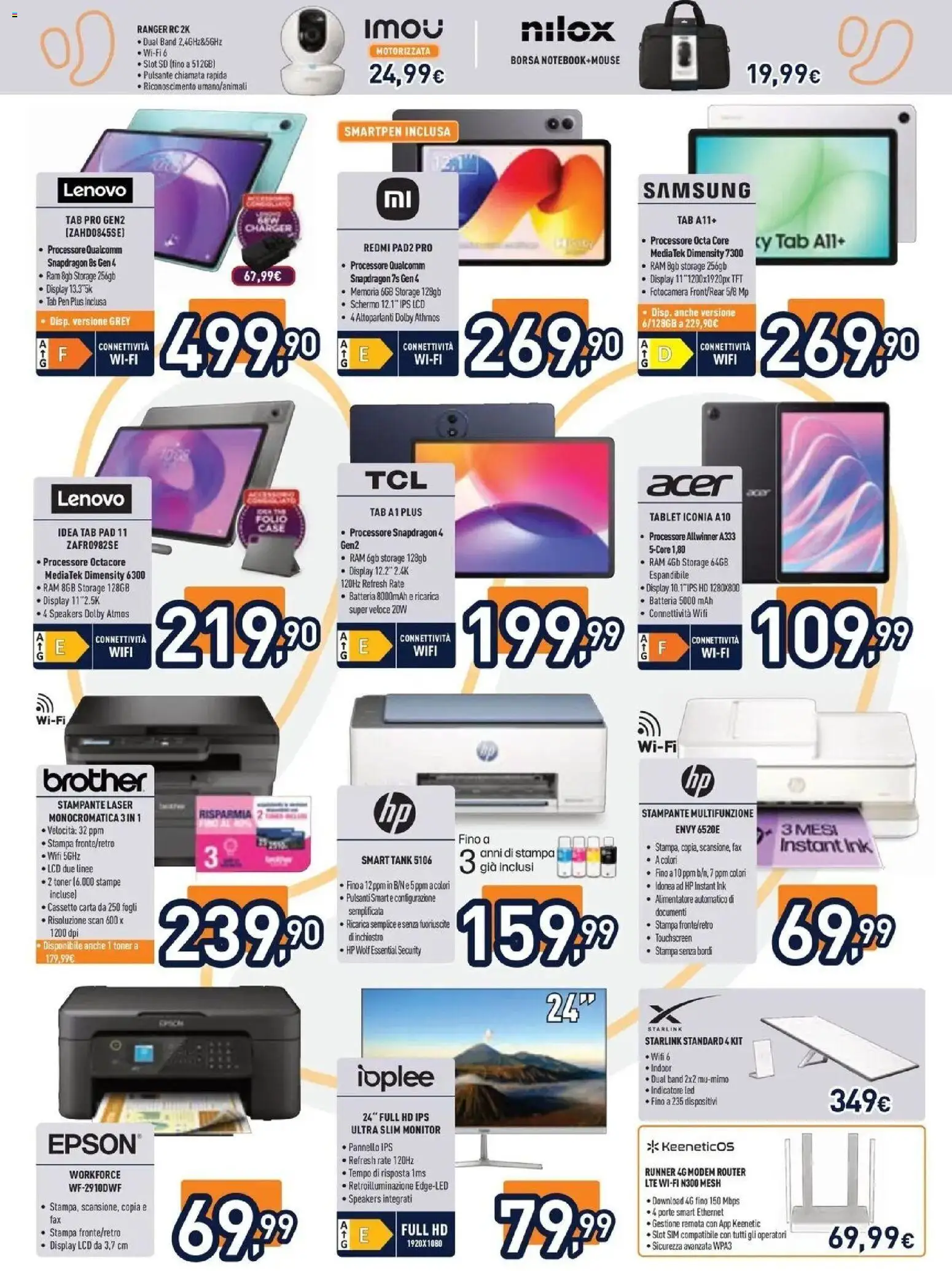 Volantino Unieuro del 12/10/2026 | Pagina: 16 | Prodotti: Schermo, Stampante, Borsa, Stampa
