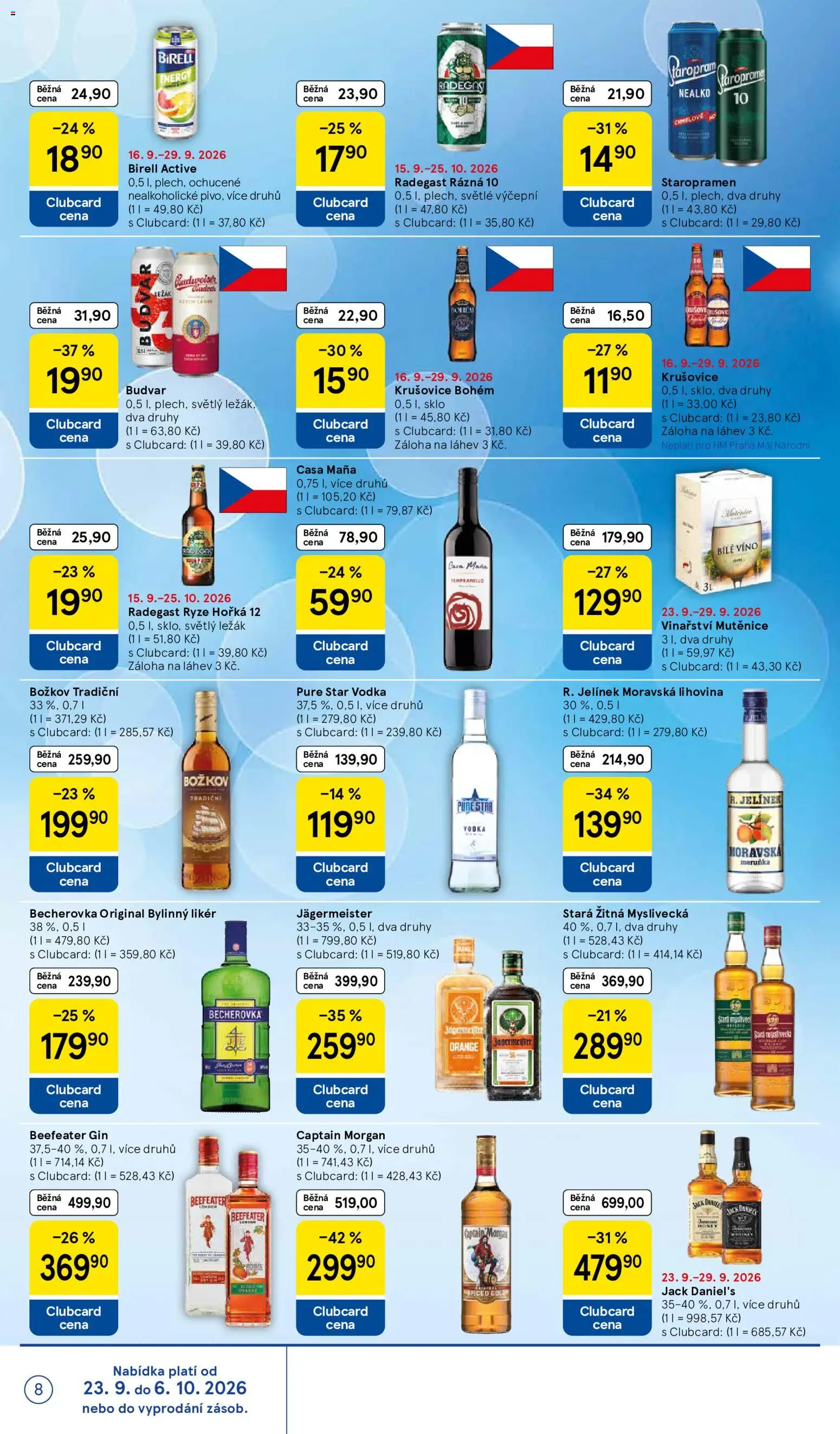 Tesco leták - Hypermarket od 23.09.2026 | Strana: 8