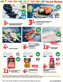 Auchan - Prévisualisation de Auchan Beauté, Halles, super valide à partir de 16/06/2026 | Page: 13 | Produits: Pêche, Crevettes, Pintade, Céréales