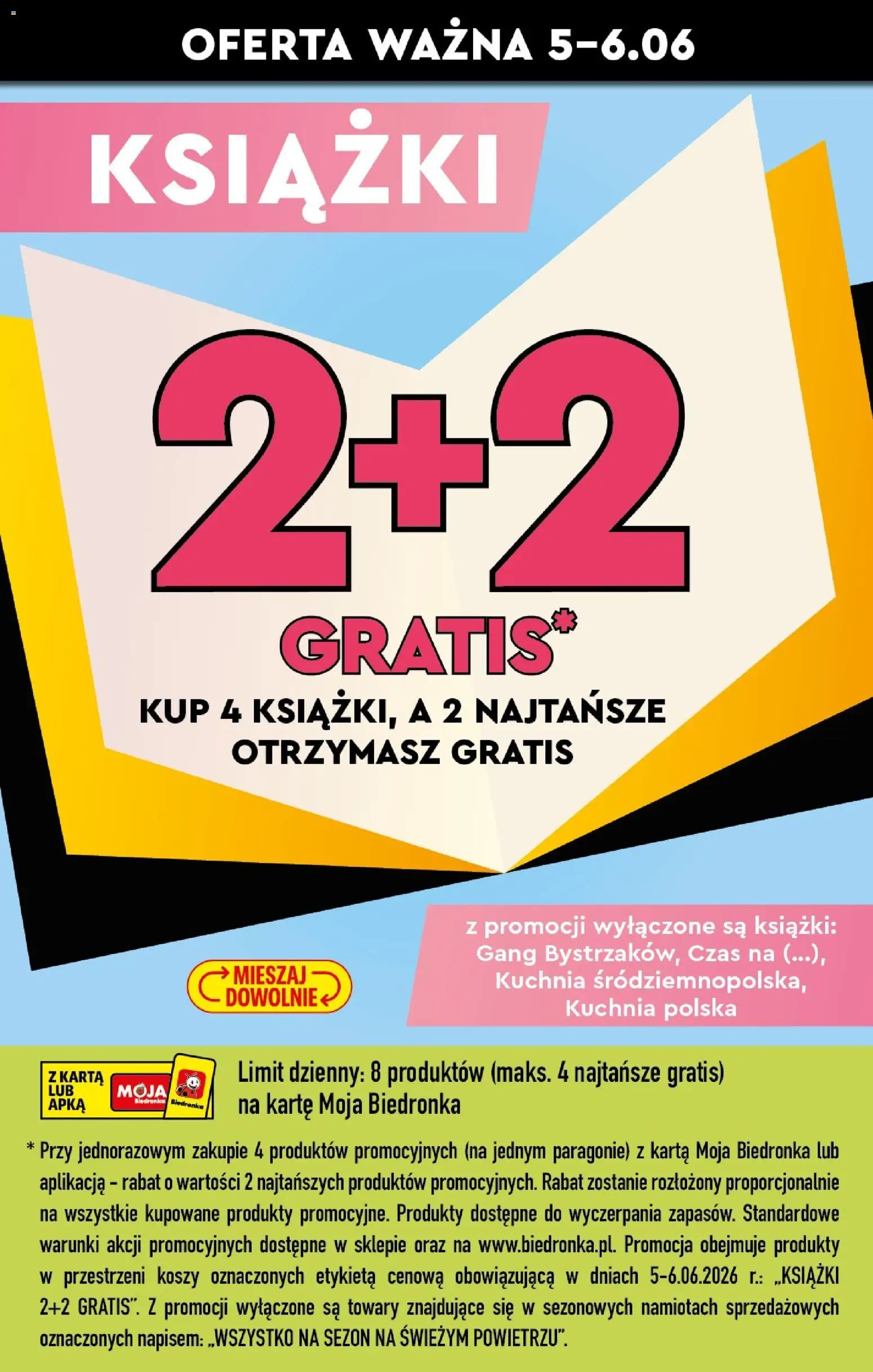 Biedronka gazetka - Hity i inspiracje od 06.06.2026 | Strona: 3 | Produkty: Karta, Książki