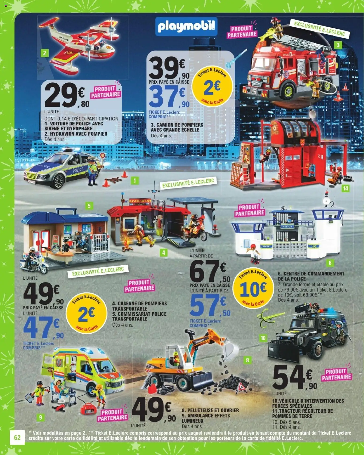 {H1} | Page: 62 | Produits: Playmobil, Pommes, Pommes de terre