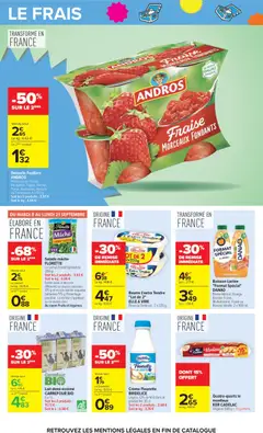 Carrefour - Prévisualisation de Beurre L'Extra Tendre "Lot de 2", Doux ou Demi sel, 2 x 225 g. valide à partir de 08/09/2026 | Page: 44 | Produits: Fruits, Roquette, Banane, Bouteille