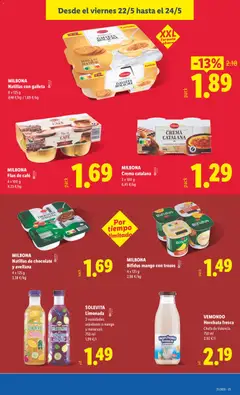 Vista previa MILBONA Bífidus mango con trozos, Bífidus mango con trozos, 4 x 125 g válido desde el 18.05.2026 | Página: 27