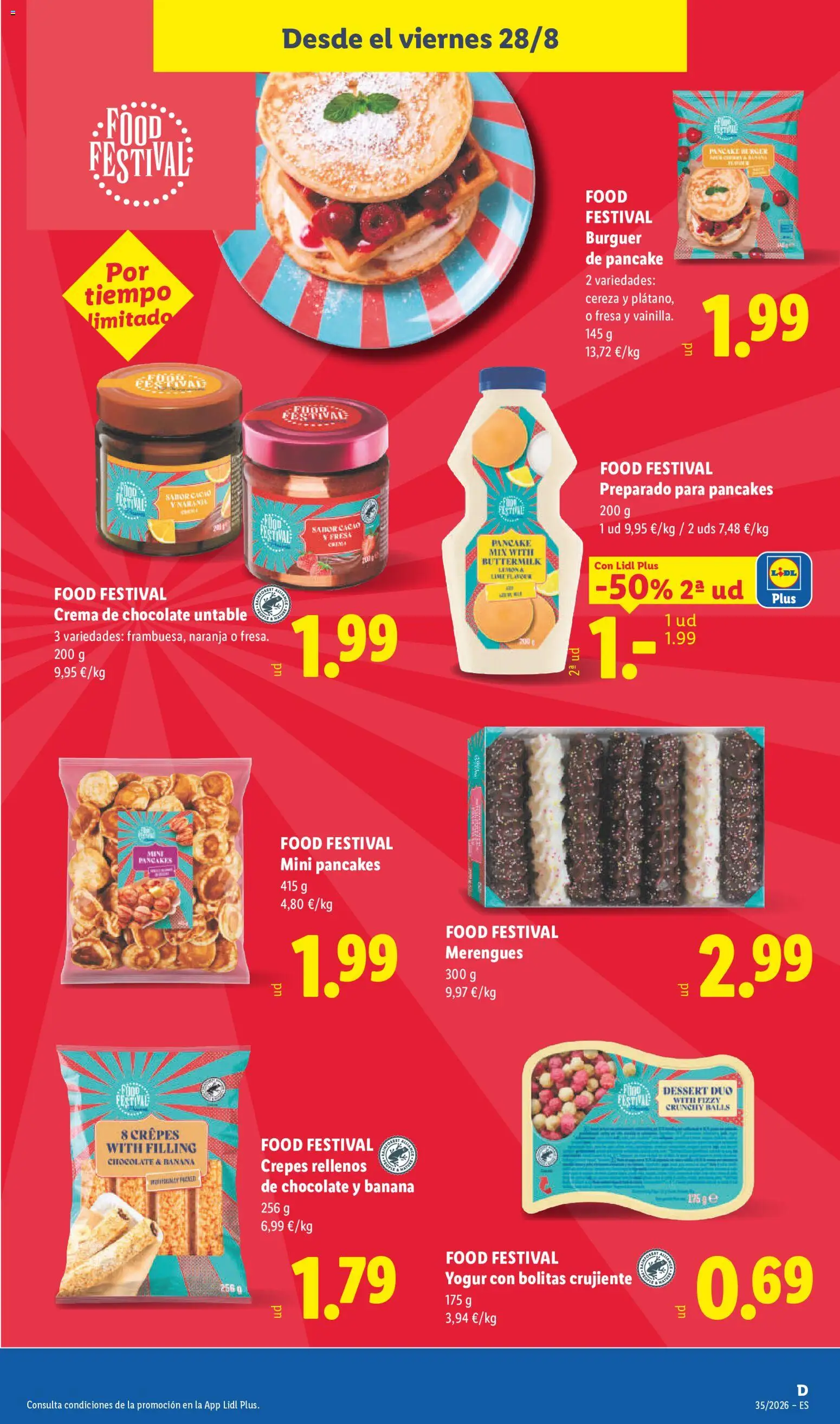 Lidl folleto │ válido desde el 24/08/2026 | Página: 33 | Productos: Untable, Yogur, Merengues, Chocolate untable