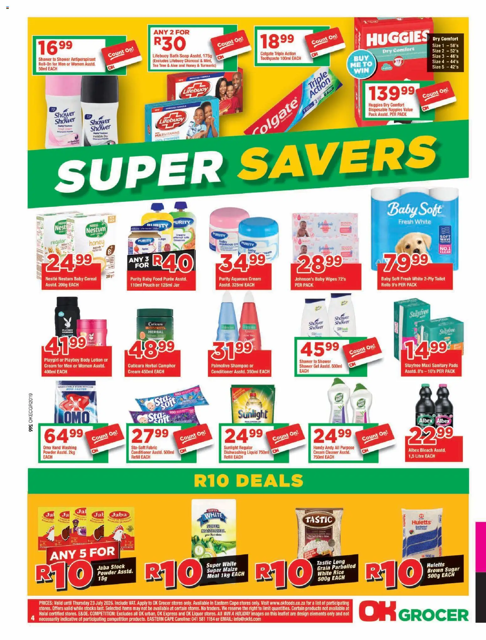 New OK Foods catalogue – valid from 15/07/2026 | Page: 4 | Products: Pads, Rice, Stock, Lotion