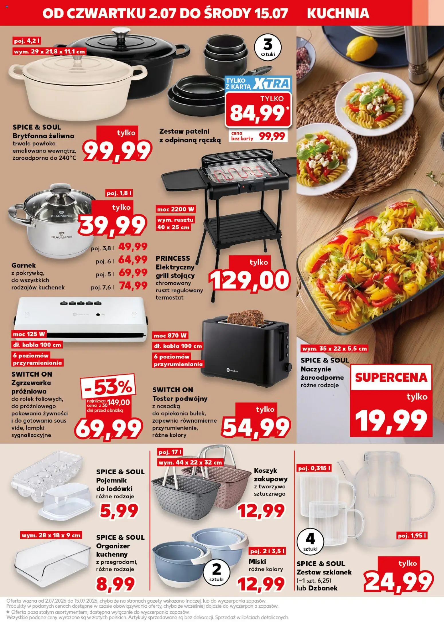 Kaufland Polsko leták - Złap okazje od 02.07.2026 | Strana: 7 | Produkty: Organizér, Switch On, Karty