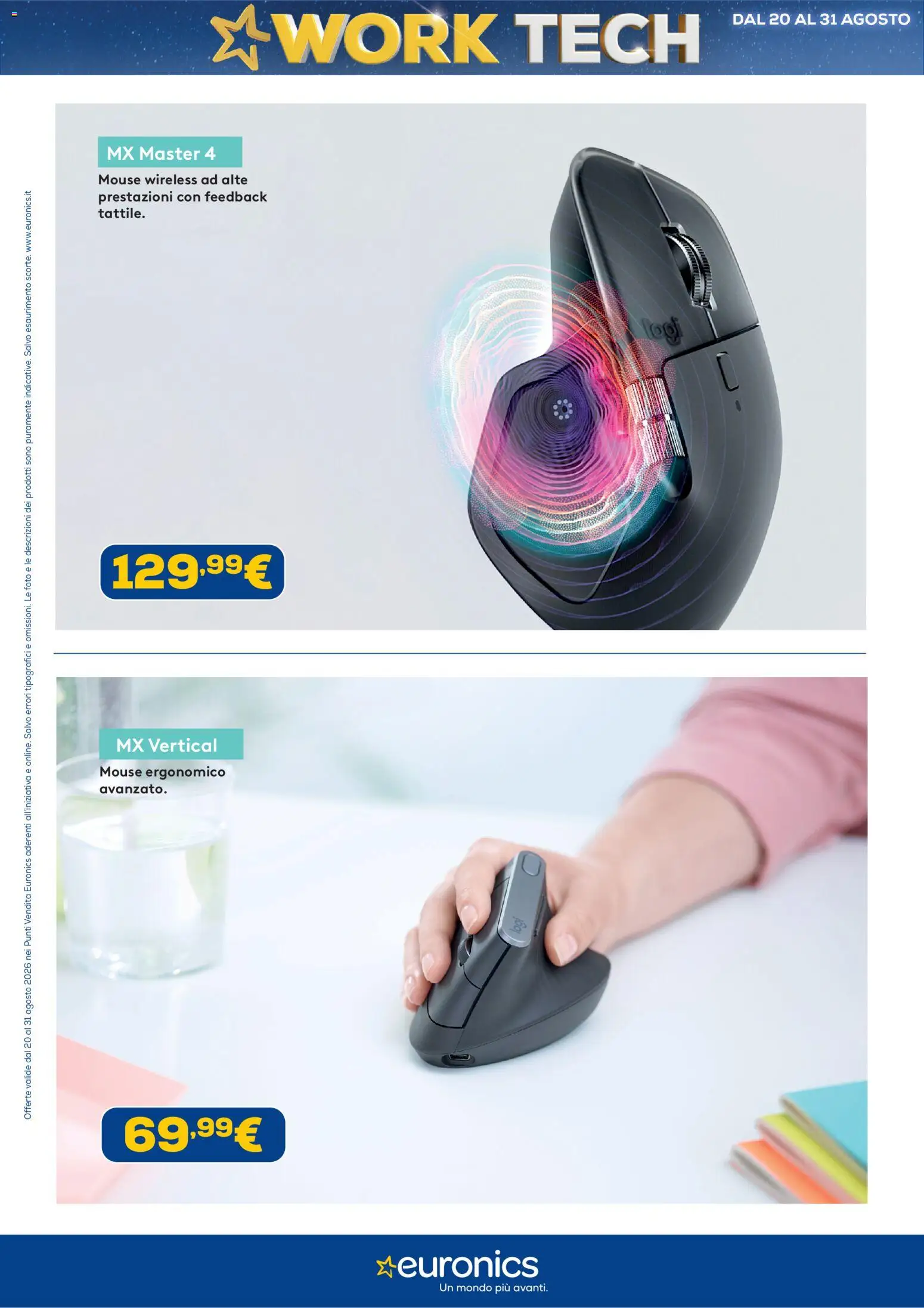 Volantino Euronics del 20/08/2026 | Pagina: 15 | Prodotti: Mouse