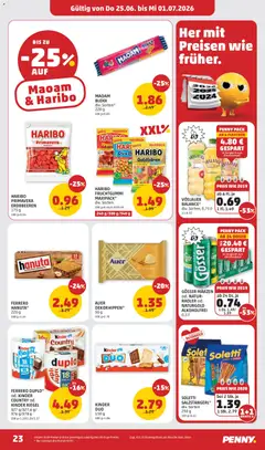 Penny Markt Flugblatt ab 25.06.2026 gültig | Seite: 23