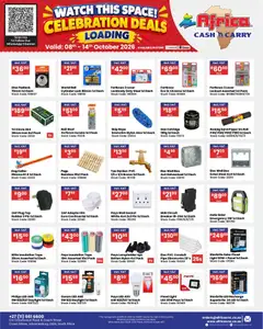 Africa Cash & Carry specials catalogue – valid from 08/10/2026 | Page: 41 | Products: Iron, Socket, Pipe, Paper
