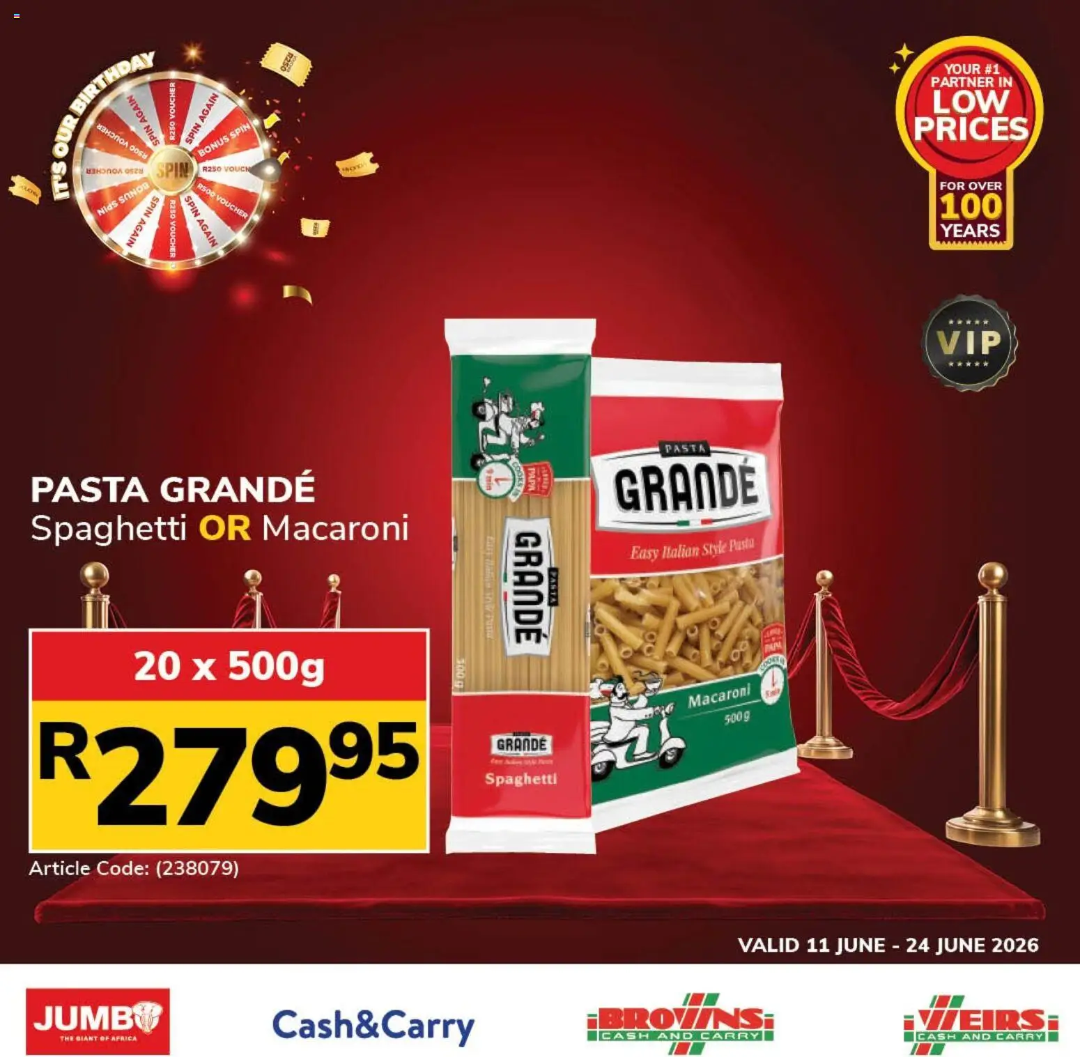 New Jumbo catalogue – valid from 11.06.2026 | Page: 4 | Products: Pasta