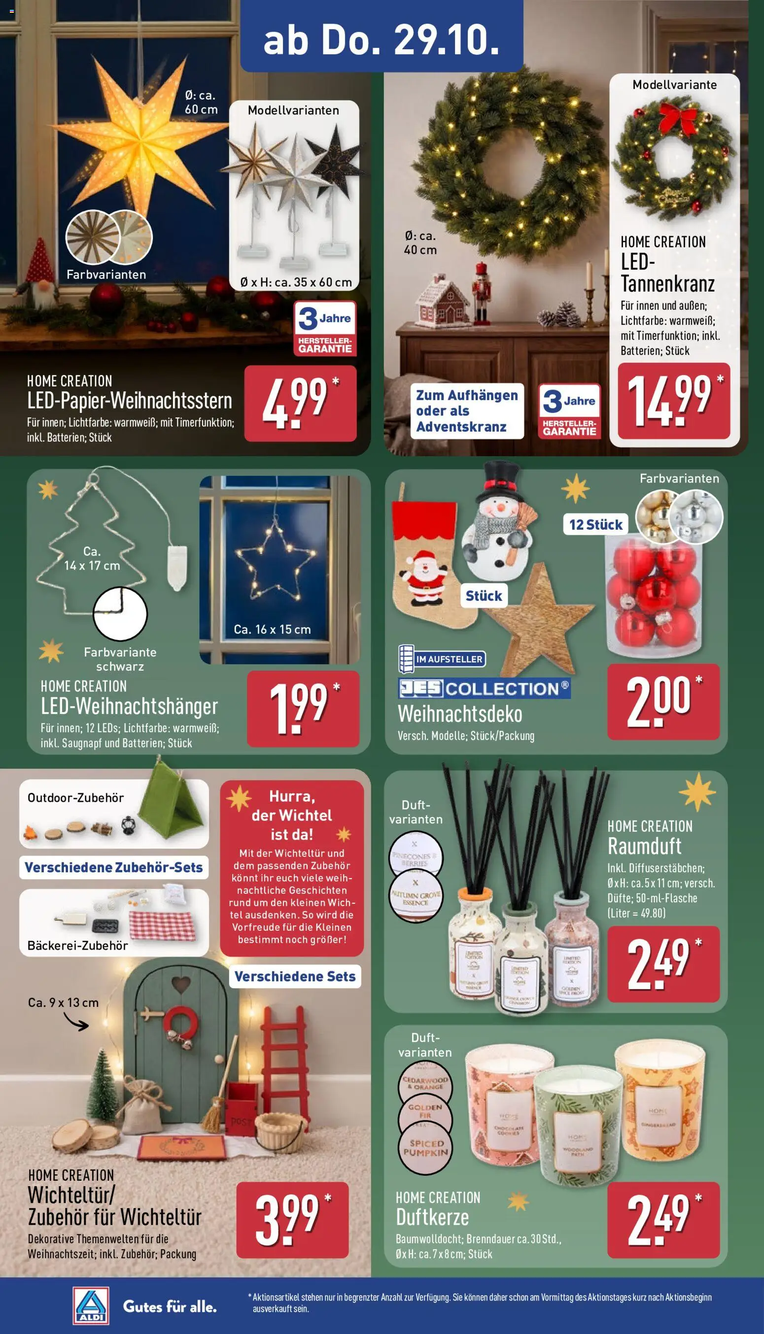 Aldi Prospekt – gültig ab 26.10.2026 | Seite: 9 | Produkte: Duft, Home creation