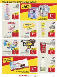 Konzum Katalog - Pregled kataloga iz trgovine Konzum, vrijedi od 09.09.2026 | Stranica: 27