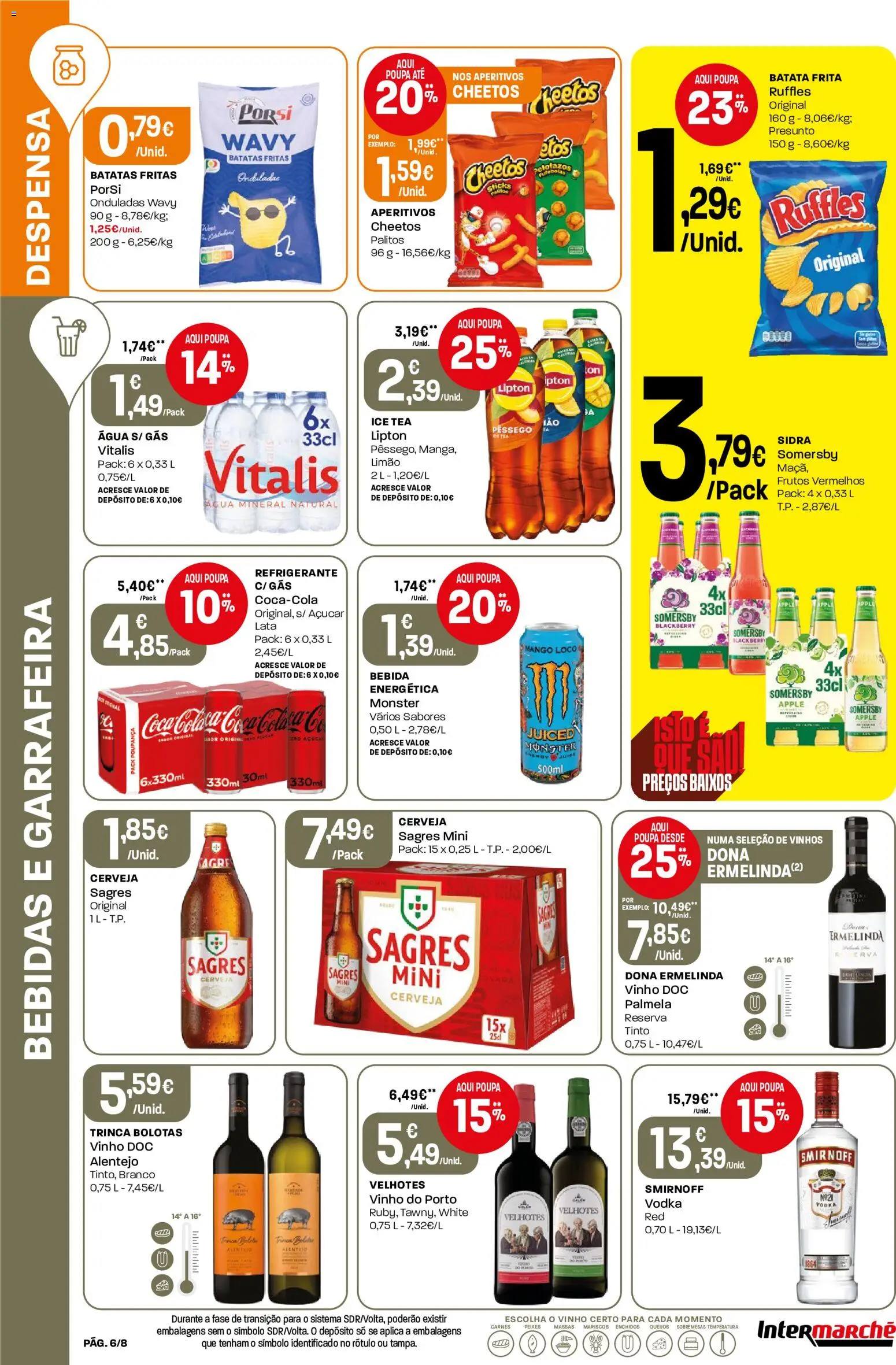 Intermarché Folheto Mini │ válido de 11.06.2026 | Página: 6 | Produtos: Agua, Batata, Maça, Batatas fritas
