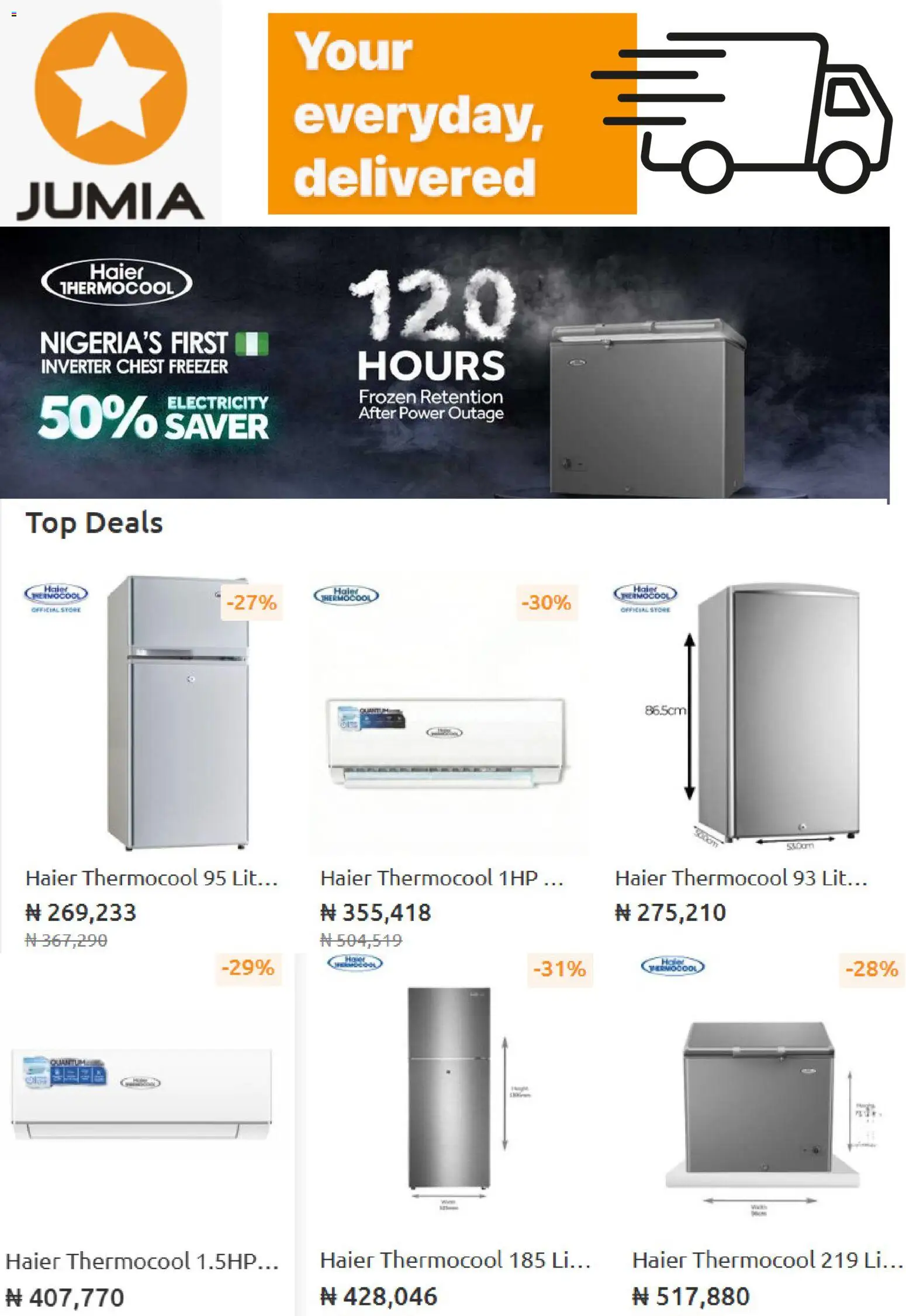 Jumia Catalogue valid from 17/08/2026 | Page: 4 | Products: Freezer