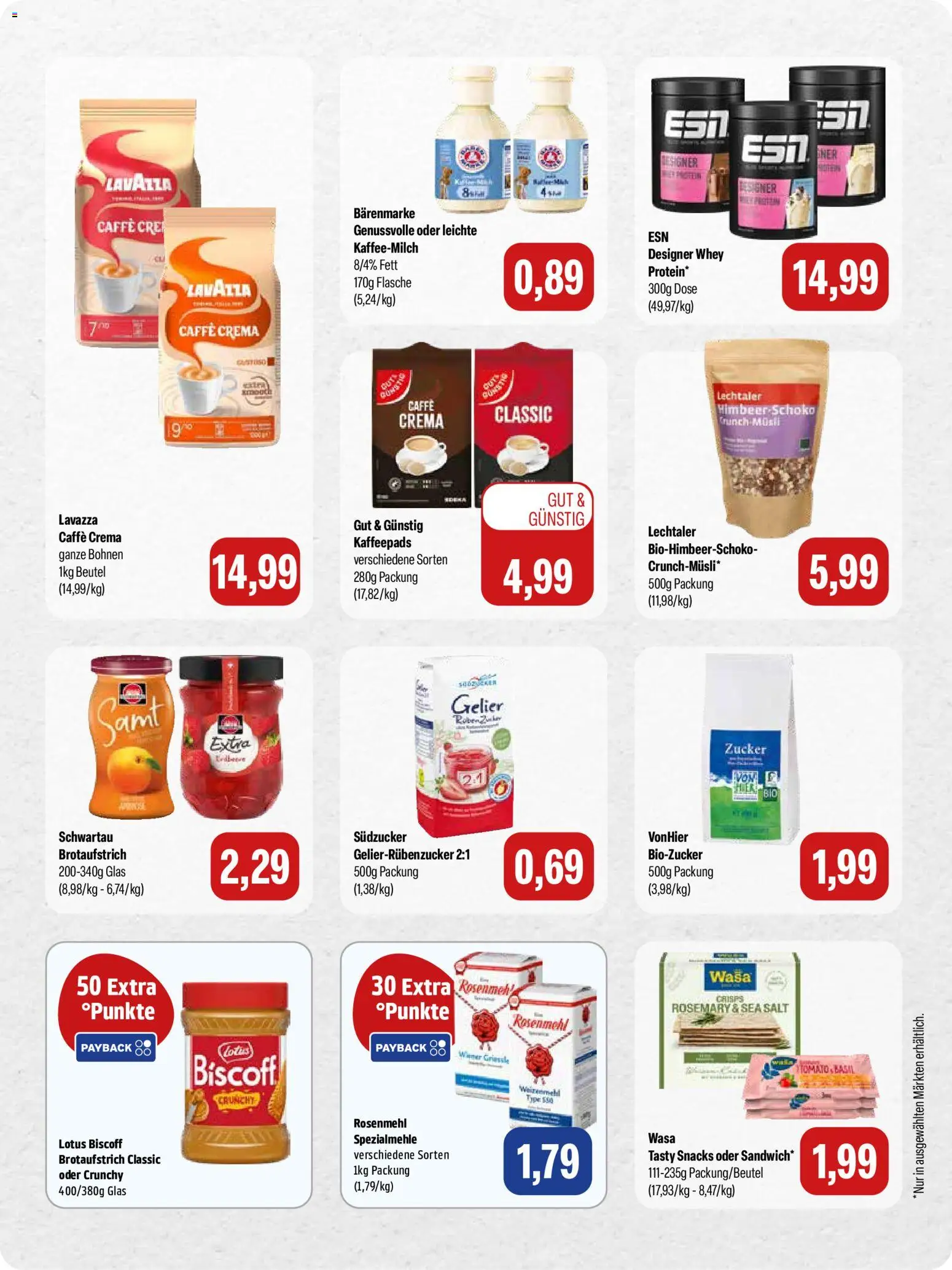 Feneberg Angebote – gültig ab 23.07.2026 | Seite: 11 | Produkte: Lavazza, Kaffeepads, Weizenmehl, Zucker