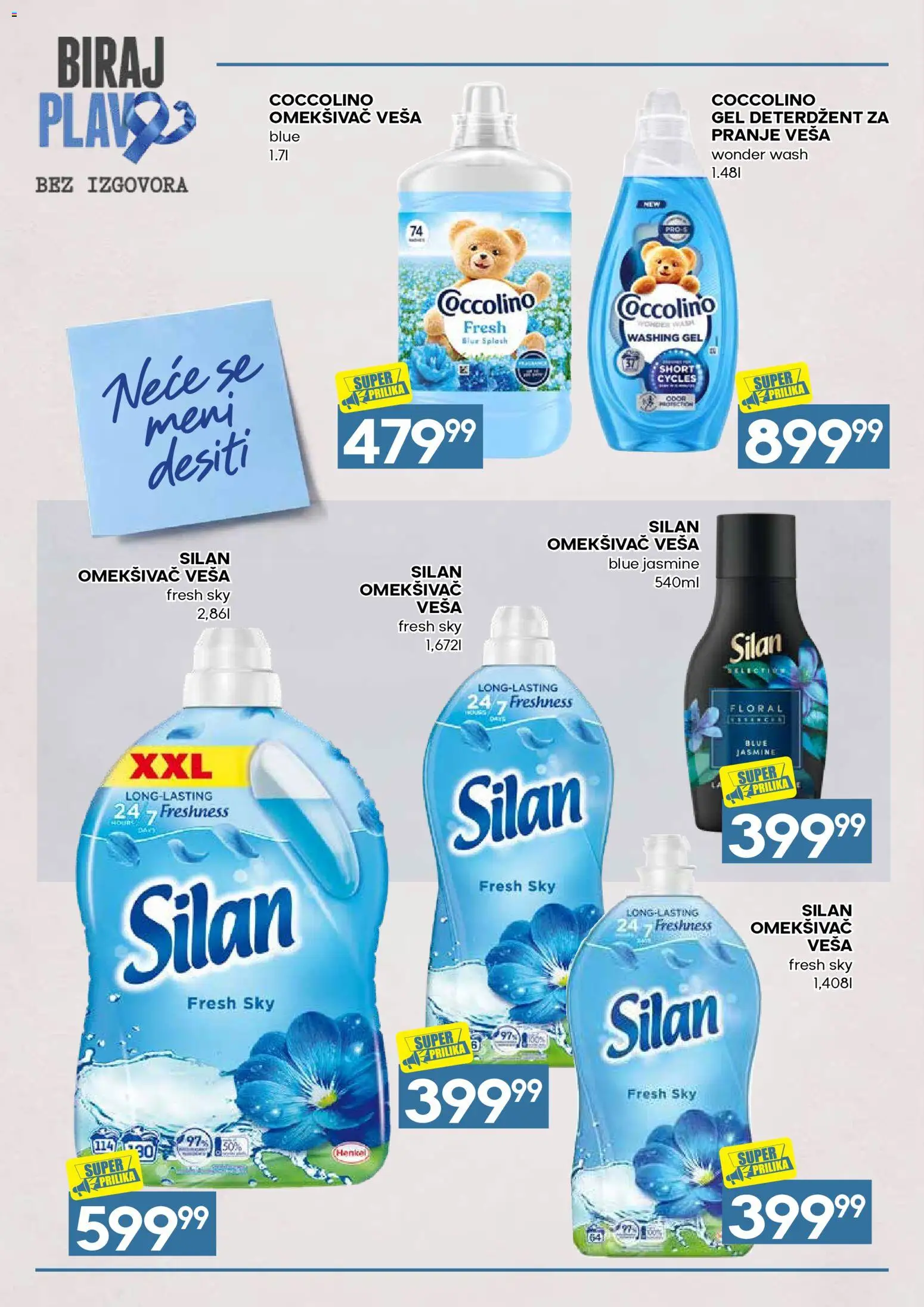 Idea katalog - važi od 01.11.2026 | Strana: 26 | Proizvode: Deterdžent, Omekšivač, Silan, Coccolino