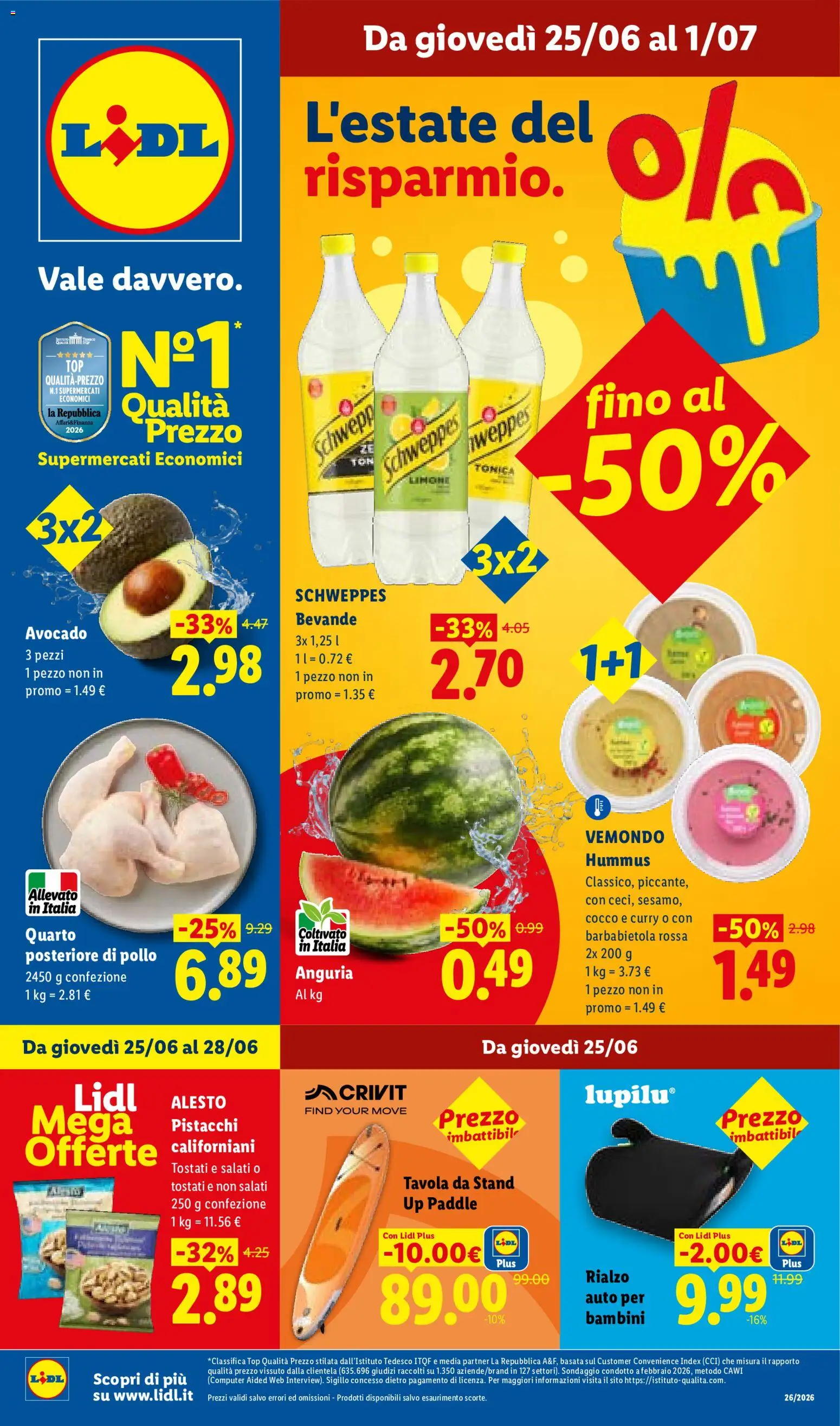 Volantino Lidl del 25.06.2026 | Pagina: 1