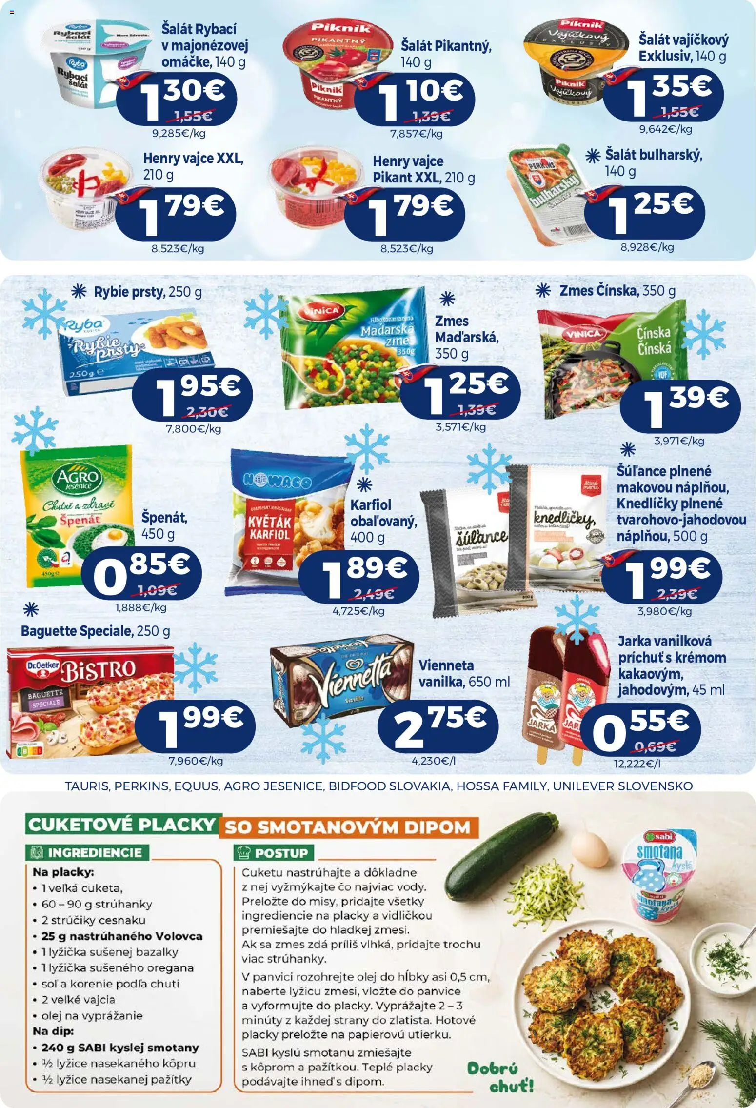 Nové Milk Agro akcie – leták je platný od 08.07.2026 | Strana: 7 | Produkty: Smotana, Karfiol, Šalát, Korenie