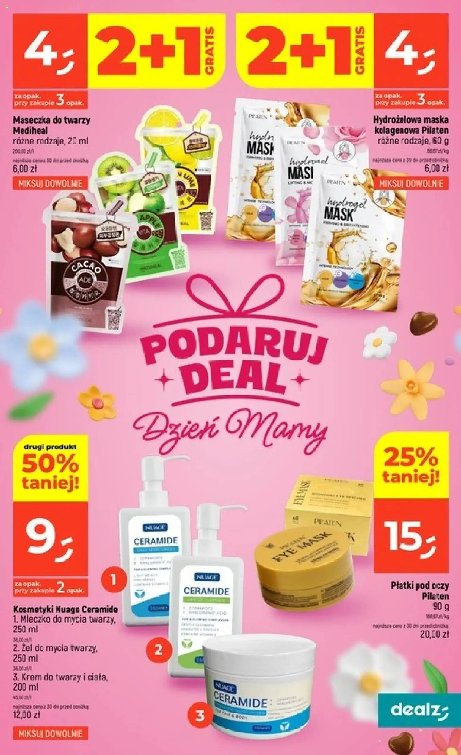 Dealz gazetka - Dzień Mamy od 21.05.2026 | Strona: 13 | Produkty: Maseczka do twarzy, Kosmetyki, Krem, Krem do twarzy