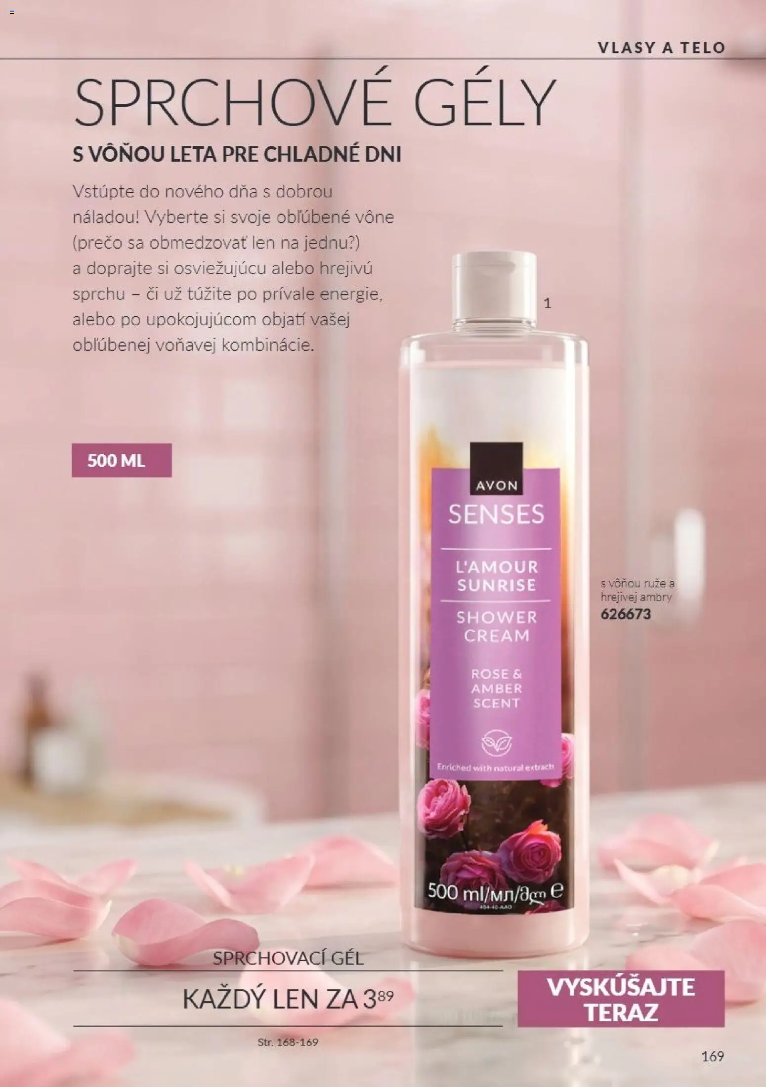 Nové Avon akcie – leták je platný od 01.10.2026 | Strana: 169 | Produkty: Ruže