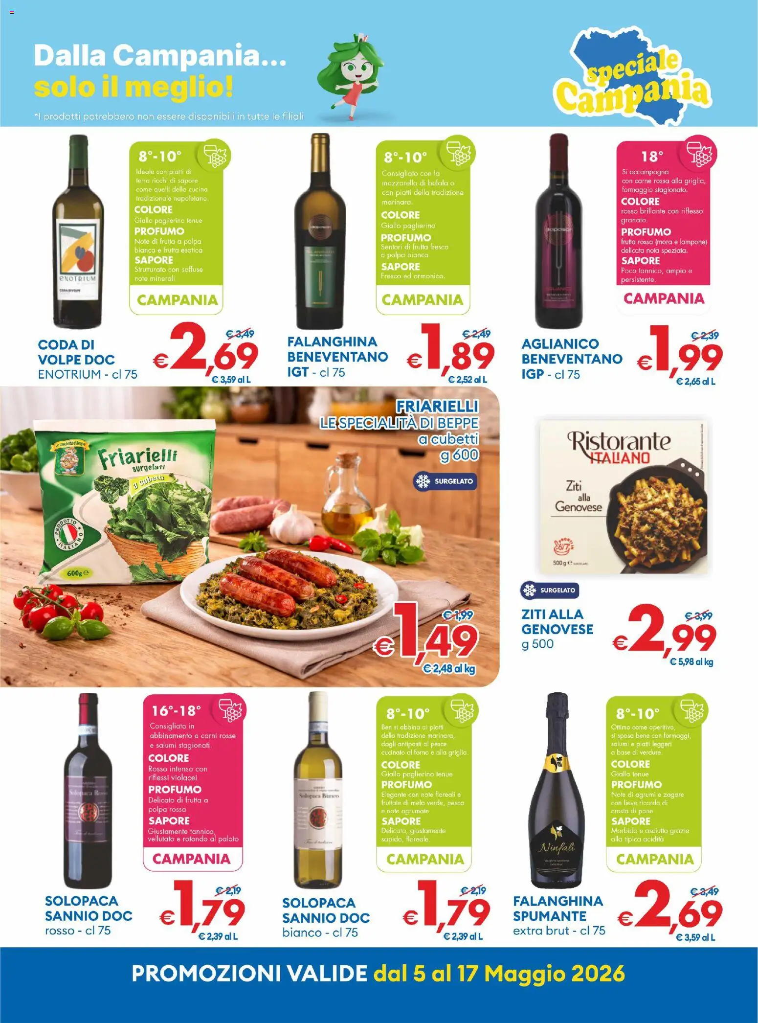 Volantino MD Discount del 05.05.2026 | Pagina: 13 | Prodotti: Frutta, Formaggio, Lampone, Friarielli