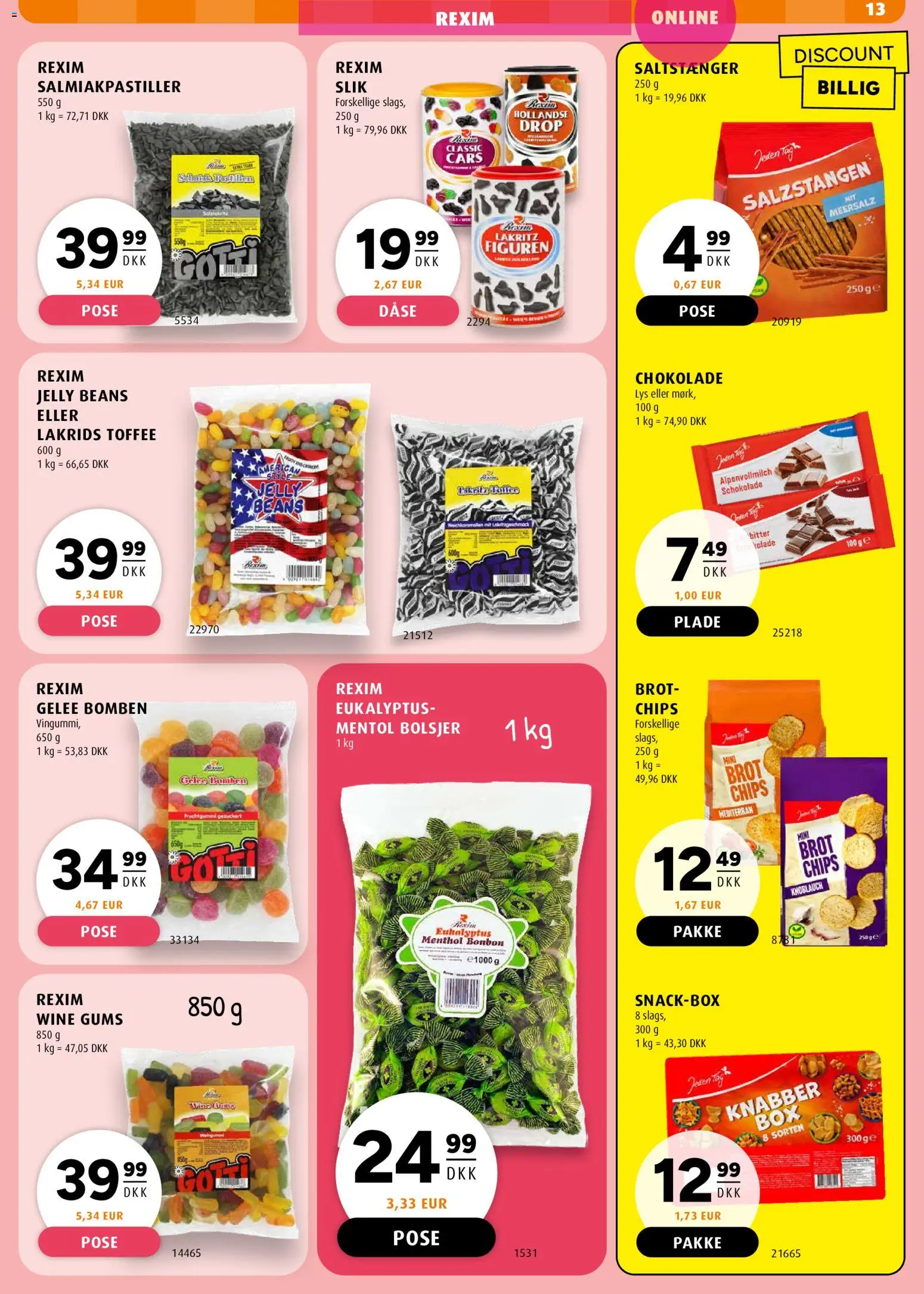 Scandinavian Park tilbudsavis – gyldig fra 22/10/2026 | Side: 15 | Produkter: Slik, Chips, Bolsjer, Saltstænger