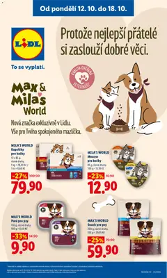 Náhled letáku Lidl leták - Vše pro Tvého spokojeného mazlíčka od 12.10.2026