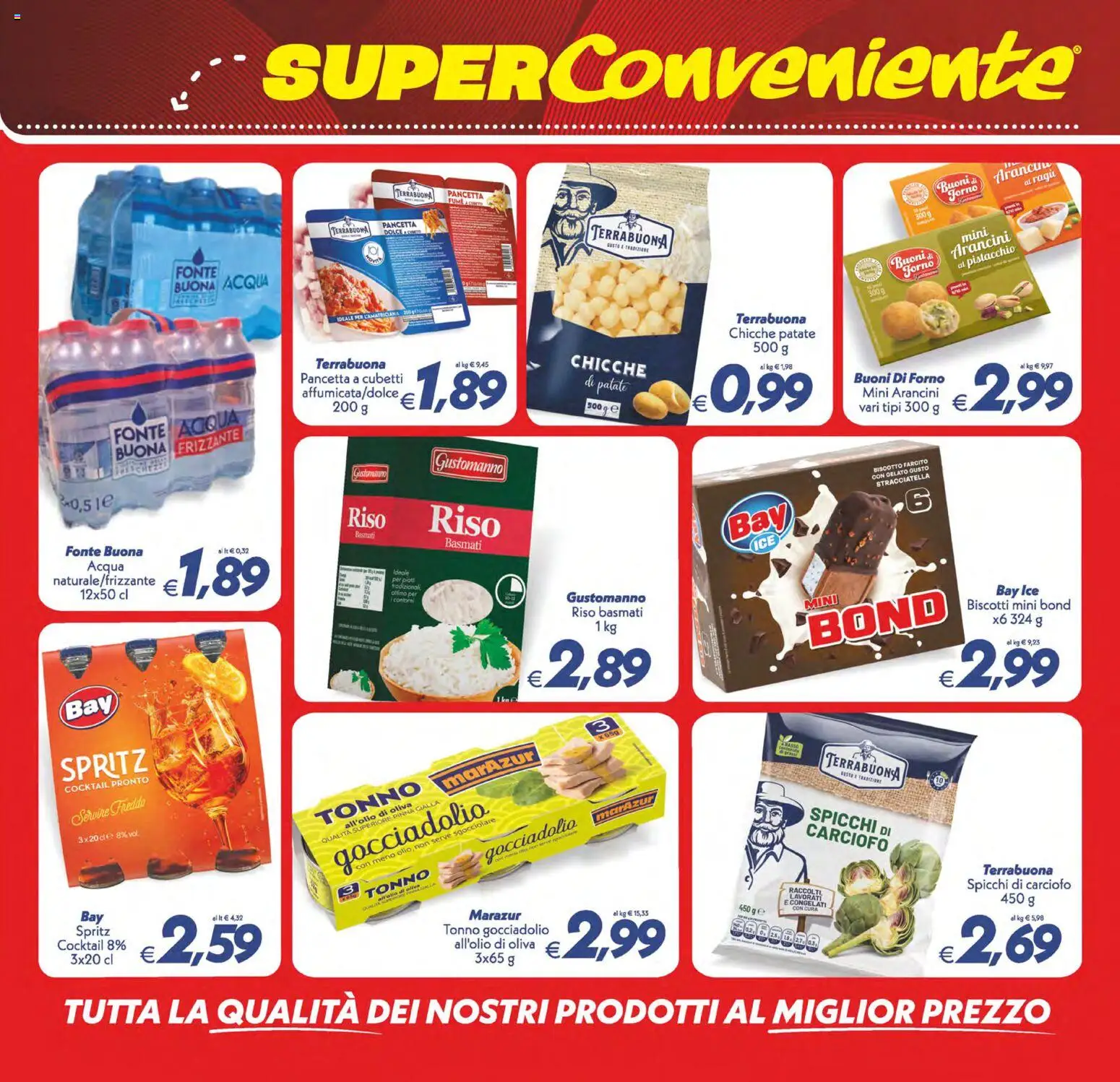 Volantino SuperConveniente del 13/10/2026 | Pagina: 24 | Prodotti: Pistacchio, Gelato, Acqua, Ragú