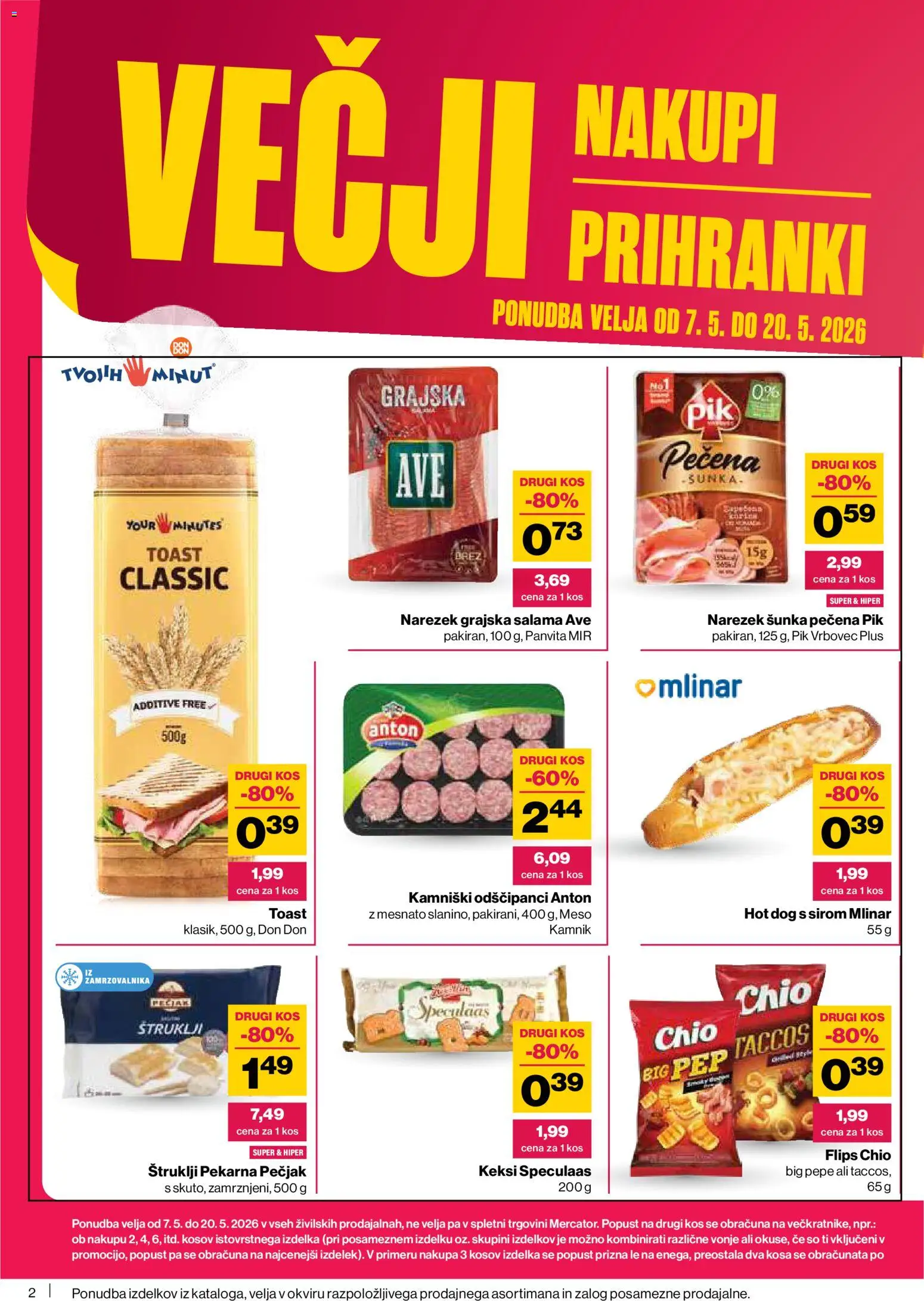 Novi Mercator katalog ponudbe – veljaven od 14.05.2026 | Stran: 2