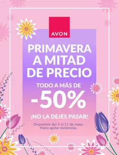 Vista previa Avon Primavera válido desde el 04.05.2026