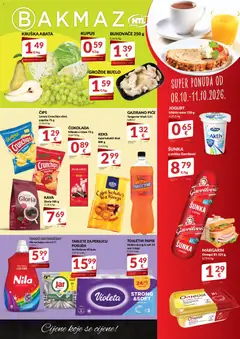 Bakmaz Super Ponuda - Pregled kataloga iz trgovine Bakmaz, vrijedi od 08.10.2026