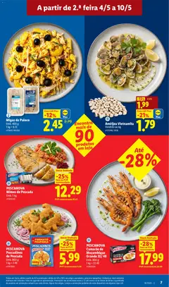 Pré-visualização Lidl folheto válido de 04.05.2026 | Página: 7 | Produtos: Cabo, Pescada, Camarão, Pescada do cabo