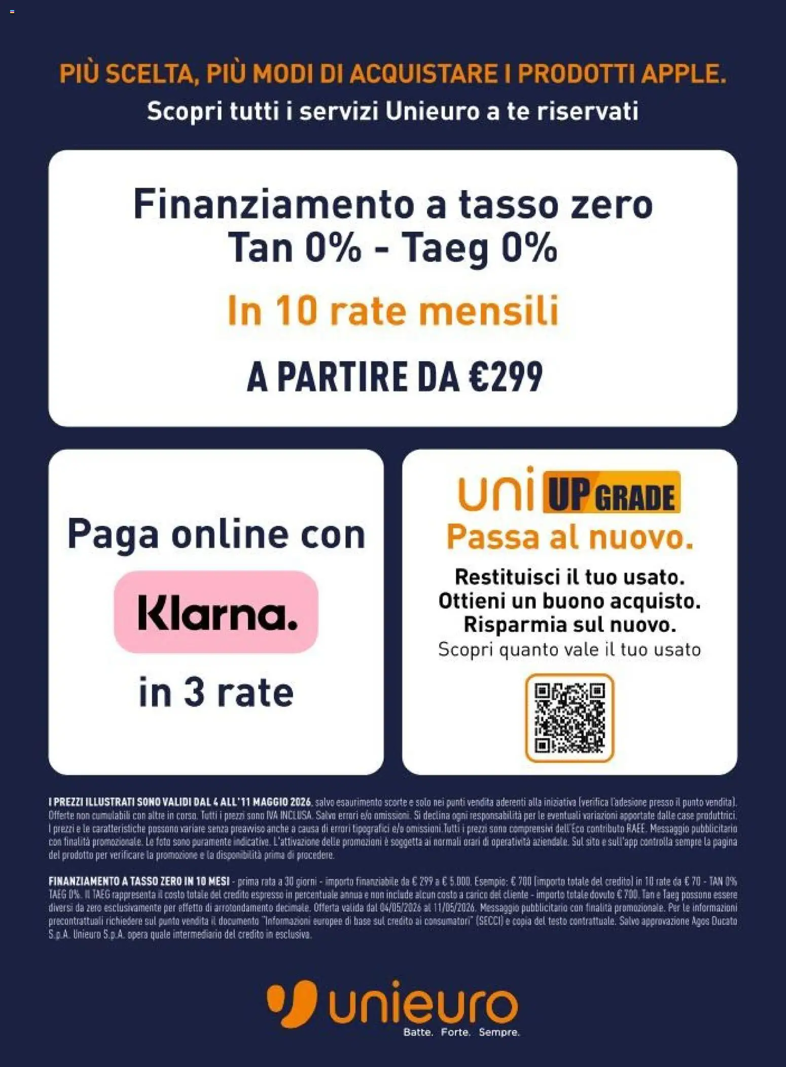 Volantino Unieuro del 04.05.2026 | Pagina: 14