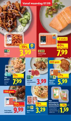 Vega kaasschnitzel of plantaardige kip kroketten, Vega kaasschnitzel of plantaardige kip kroketten - Voorbeeld van een folder van Lidl, geldig van 07-09-2026 | Pagina: 12