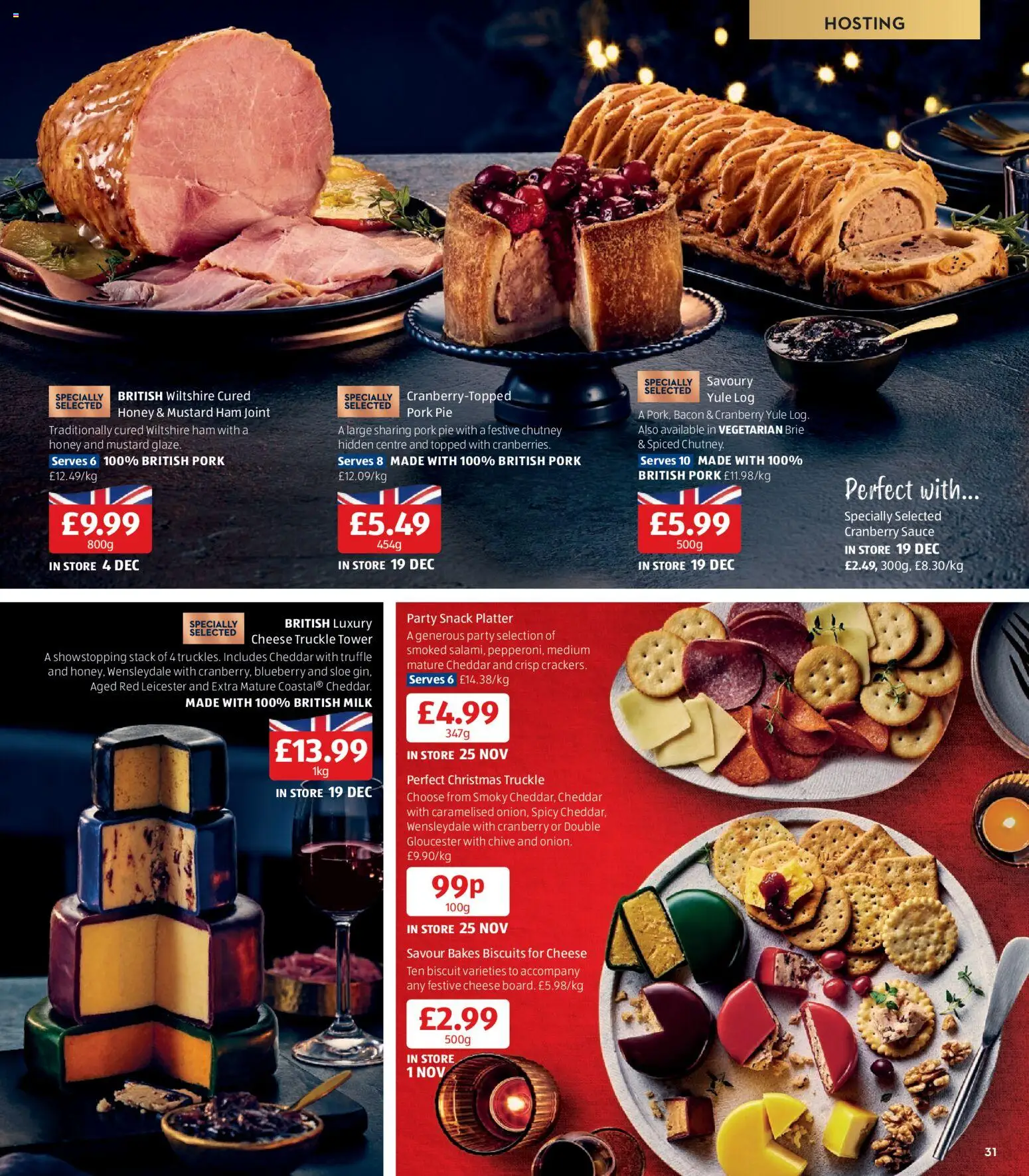 {H1} | Page: 31 | Products: Pie, Cheese, Mustard, Blueberry