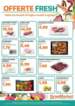 Anteprima del volantino Sogegross volantino Offerte Fresh valido a partire dal 28/07/2026